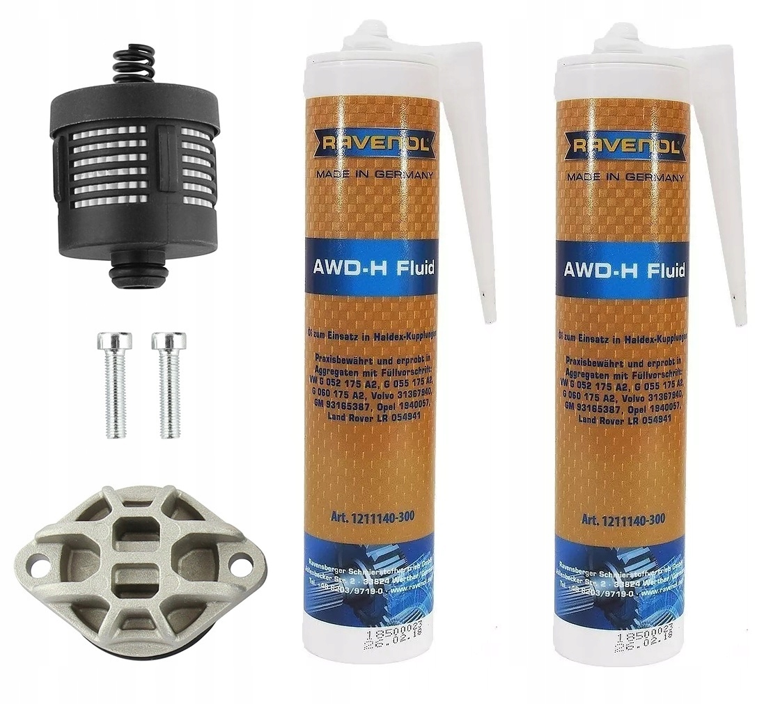 Olejový Filtr Haldex 3-gen Volvo S40 V50 S60 S80 V70 XC70 XC90 Olej Ravenol