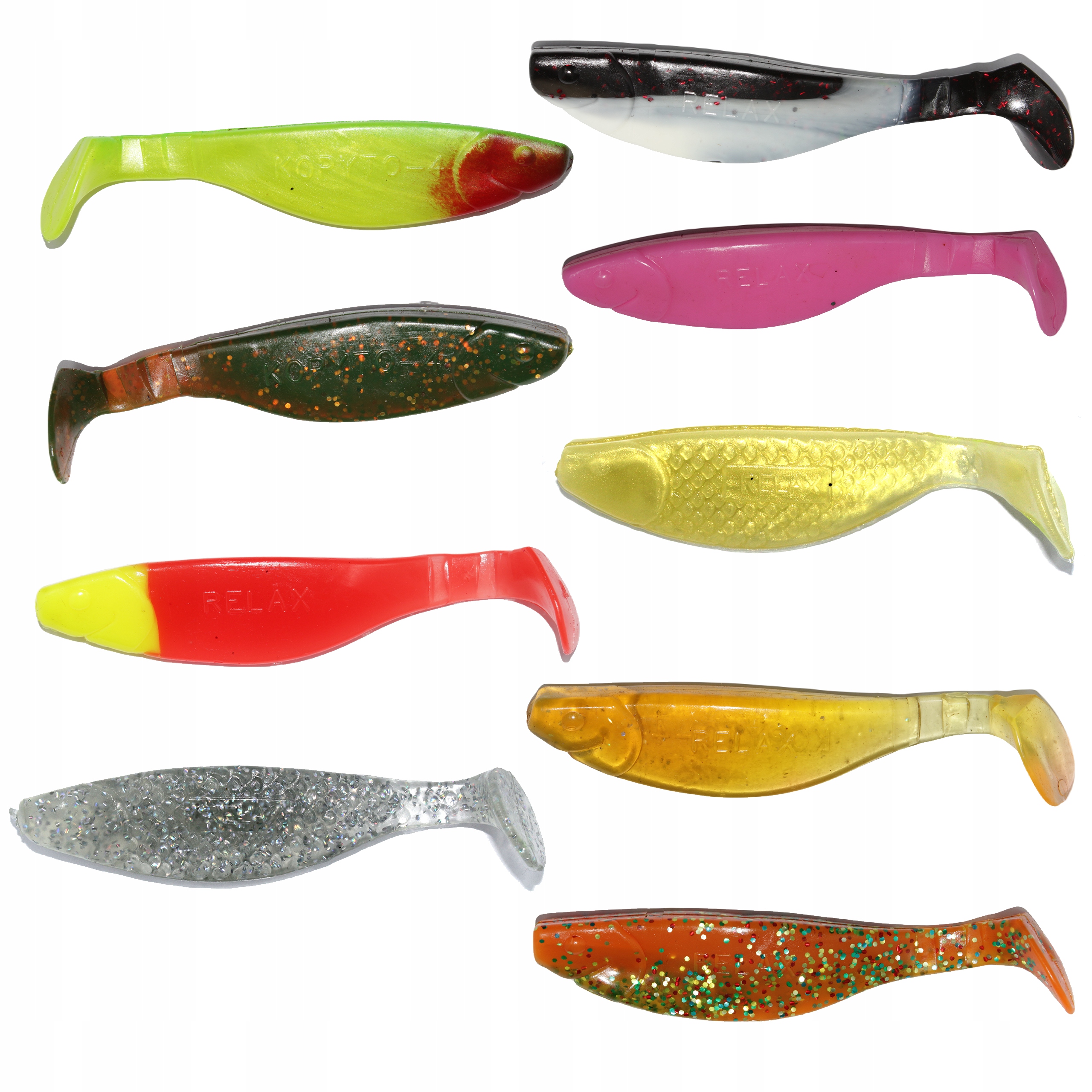 ZESTAW 66 PRZYNĘT SPINNINGOWYCH W PUDEŁKU PREZENT ŚWIĘTA SZCZUPAK SANDACZ Rodzaj kopyto