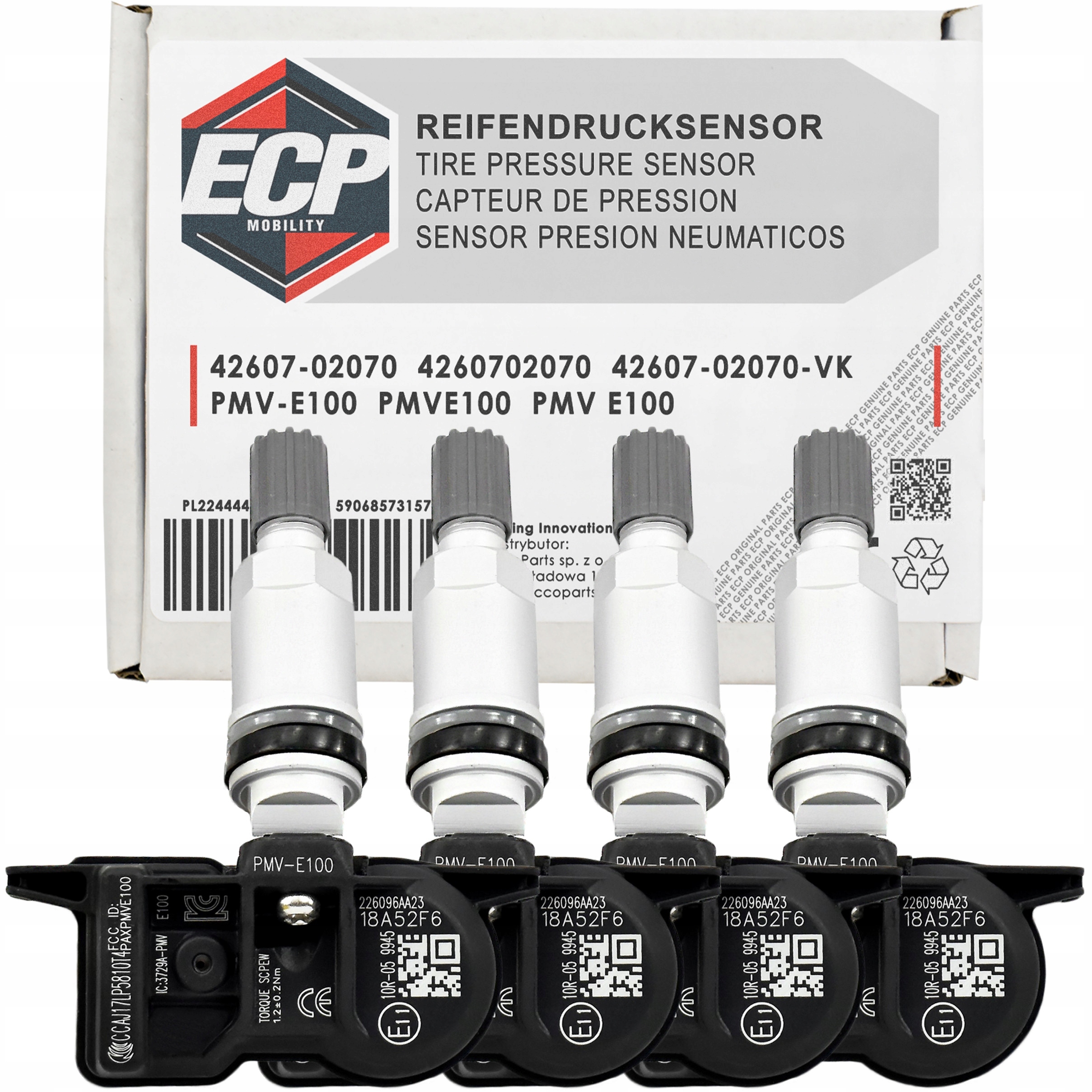 4X Snímač Tlaku Pneumatík Tpms PMV-E100 Toyota Lexus Es VII Ls V Rx IV