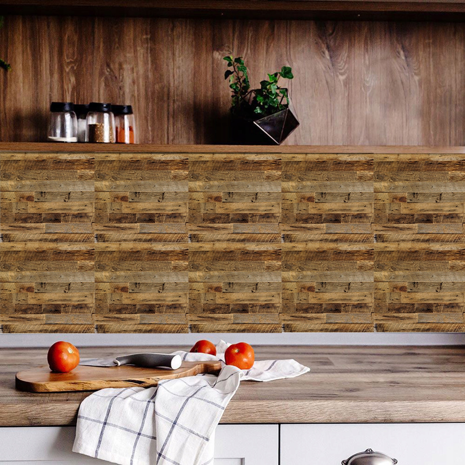 PŁYTKI PCV 20x20 Z WINYLU NATURALNE DESKI DREWNO Producent inny