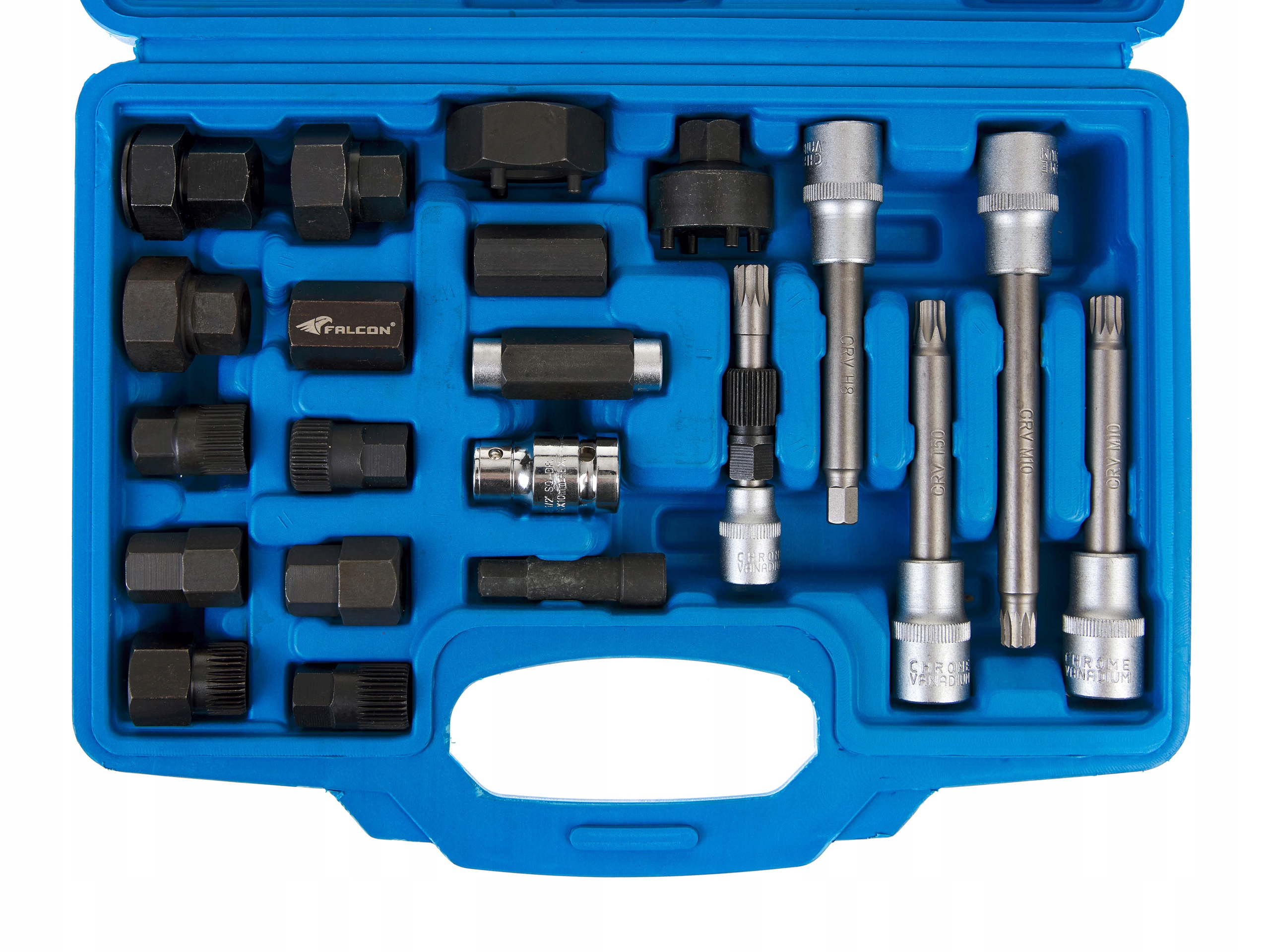 KLUCZE ALTERNATORÓW ALTERNATORA ZESTAW 30 szt. NASADKI WIELOZĘBNA TORX Marka Falcon