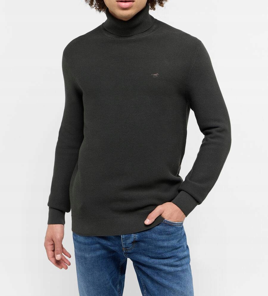 Svetr Mustang 1015478 4088 grafitový rolák vel. XXL Elgin Kochland