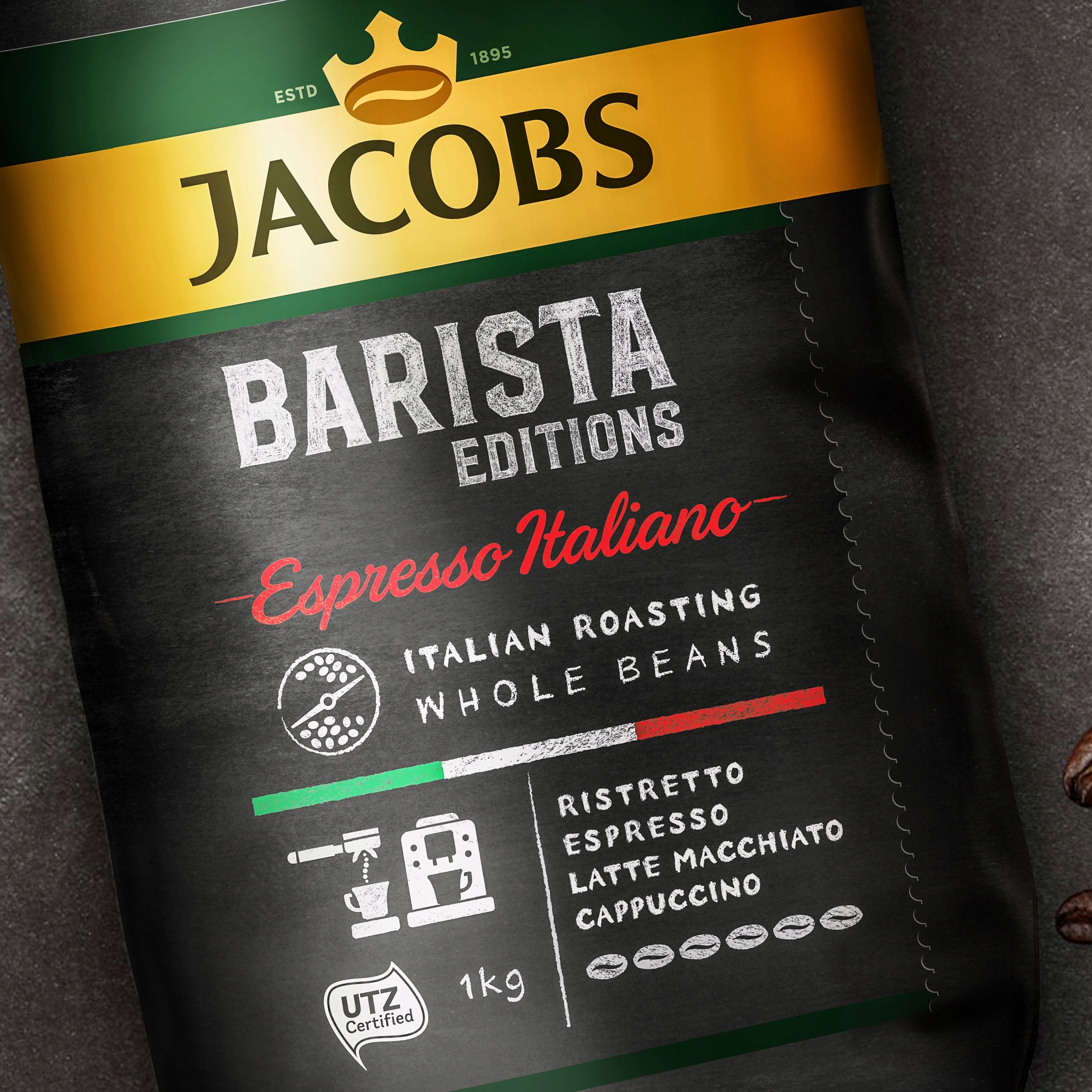 Якобс бариста в зернах. Jacobs Barista Espresso в зернах. Jacobs Barista.