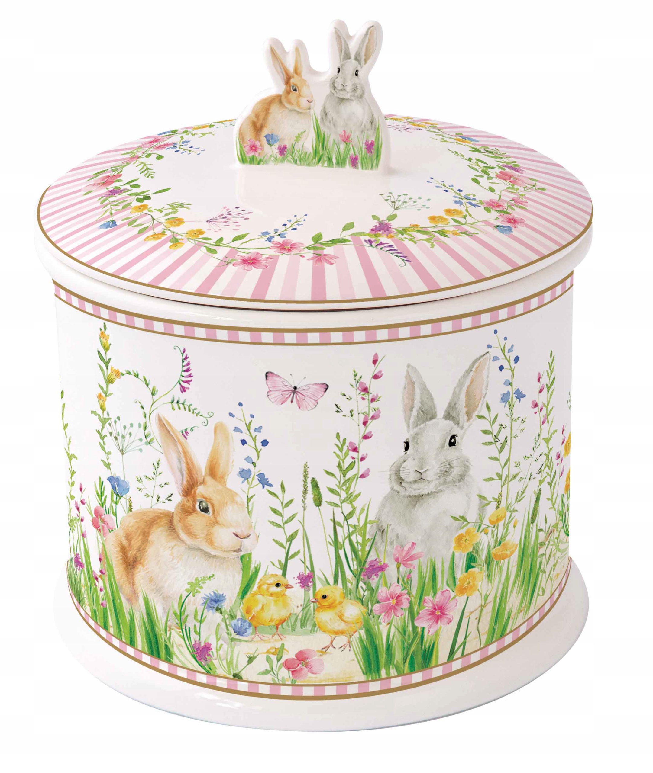 Velikonoční porcelánová nádoba na sladkosti, vánoční dekorace