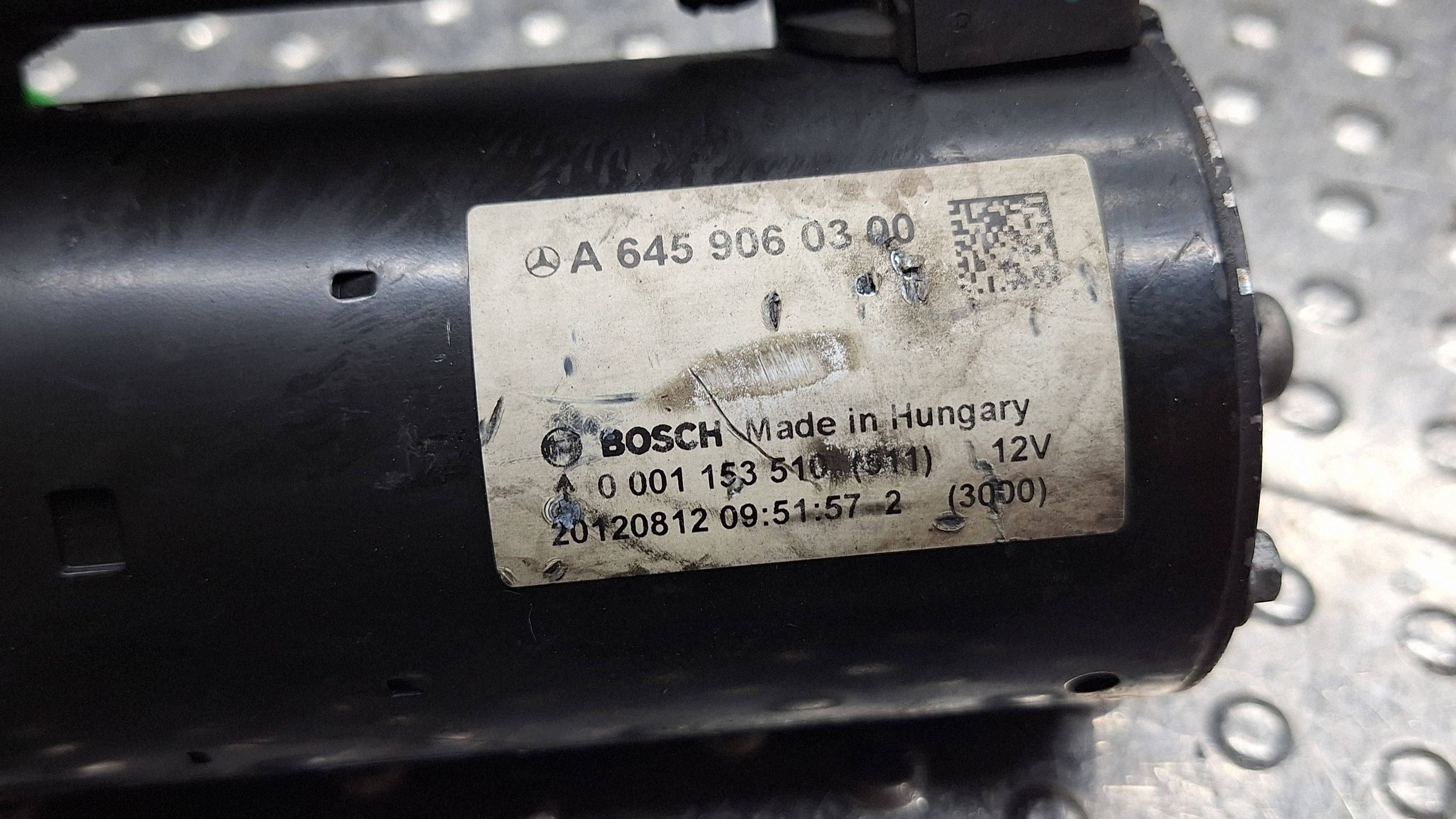 starter A6459060300 MERCEDES A W176 B W246 1.8 CDI