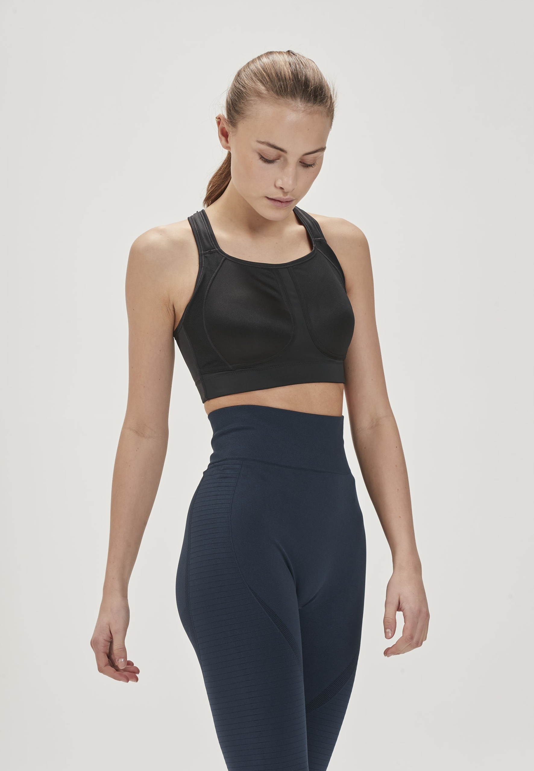 Stanik sportowy Athlecia Magnolia Czarny 75C