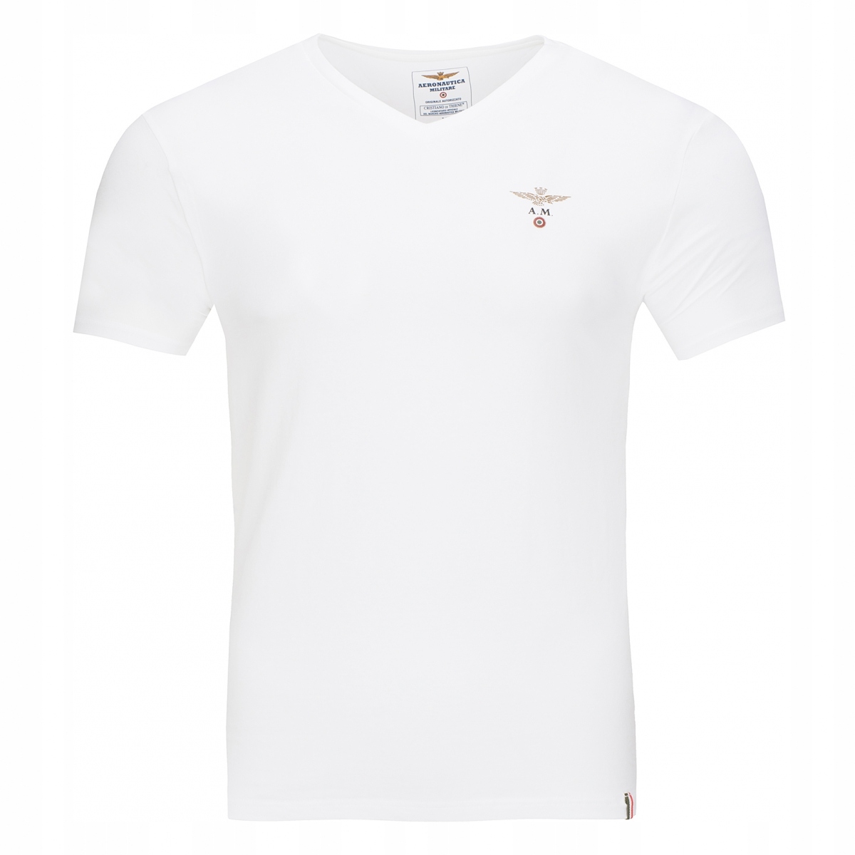 

Aeronautica Militare t-shirt męski biały v-neck L