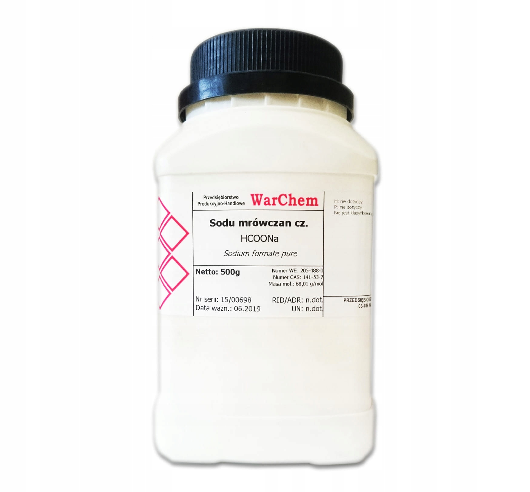 

Mrówczan Sodu 500g Warchem [55616]