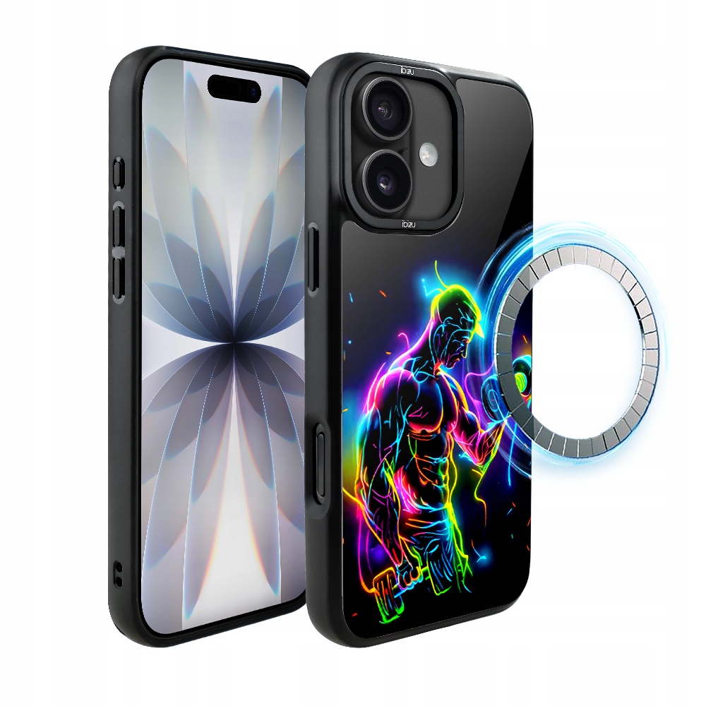 Matný Pouzdro DropGuard pro iPhone 17 Ibizu s MagSafe, #ElectroMove, Je tam síla