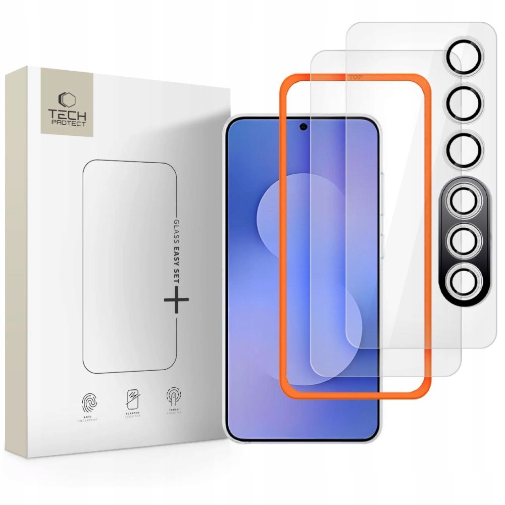 Tech-protect Szkło Hartowane Easy Set+ 3-PACK Do Samsung Galaxy S25 Fe