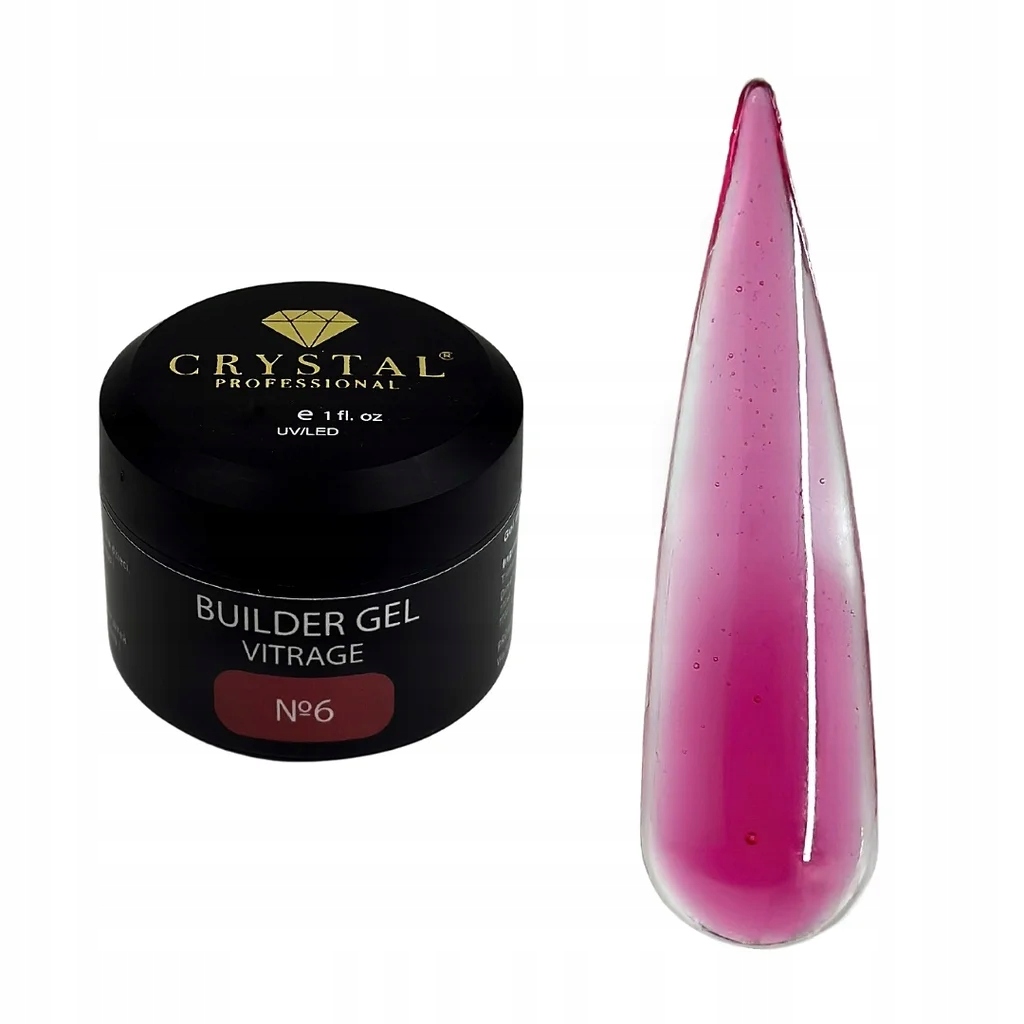 Builder Gel Vitrage #6 Crystal Professional żel budujący