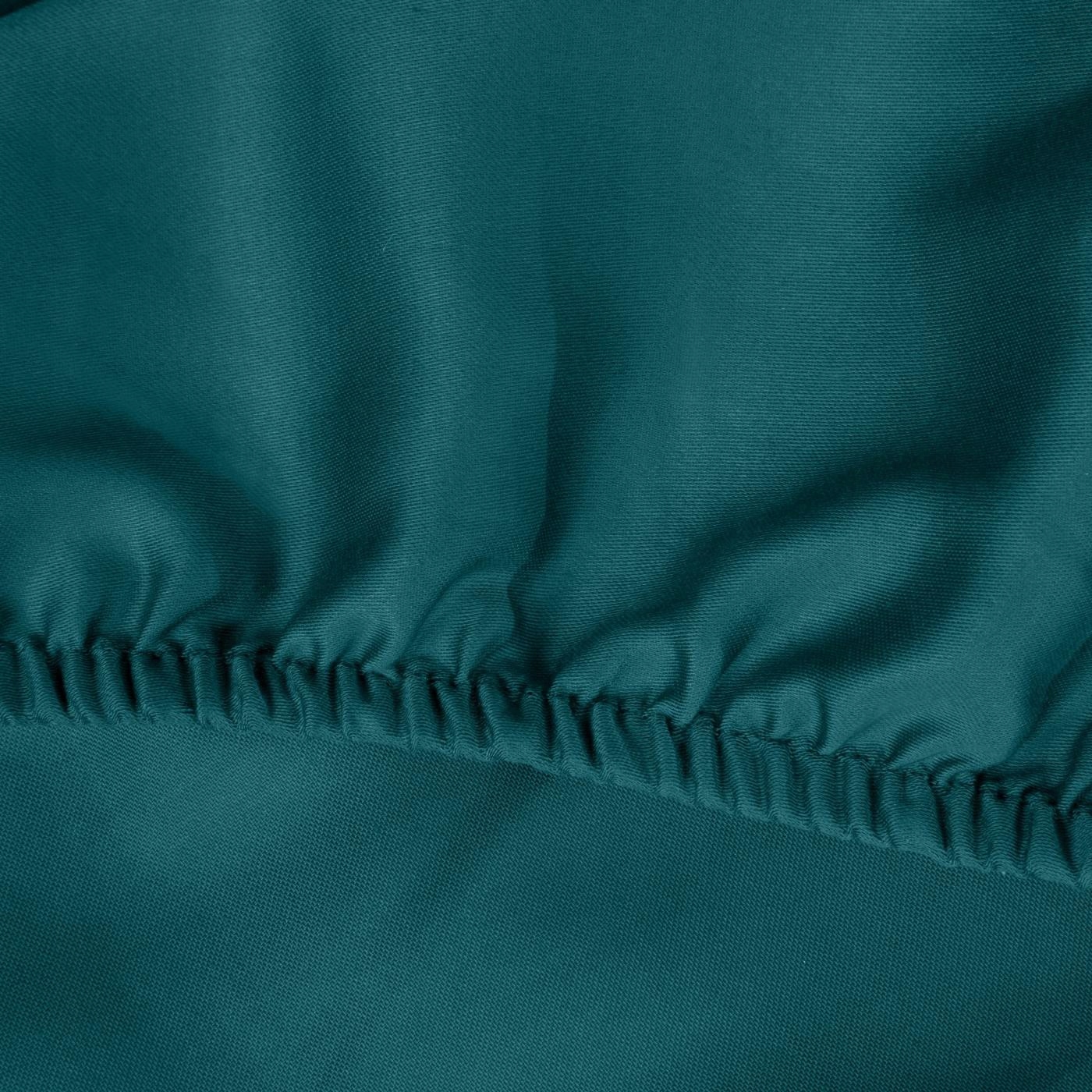 

Turkusowe prześcieradło na gumce 140x200 bawełna