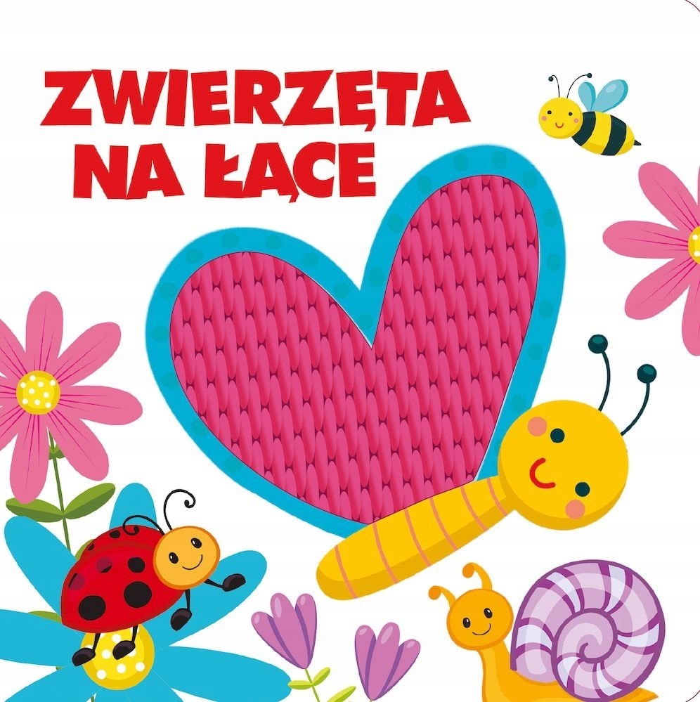 

Książeczka Sensoryczna Zwierzęta na łące Dotknij