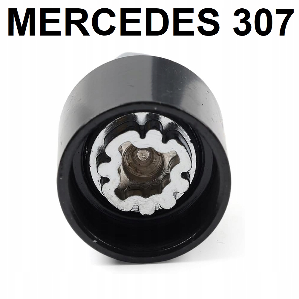 Nástavec Zlodějka Adaptér Pro Zabezpečení Šroubů Kol Mercedes Typ: 307