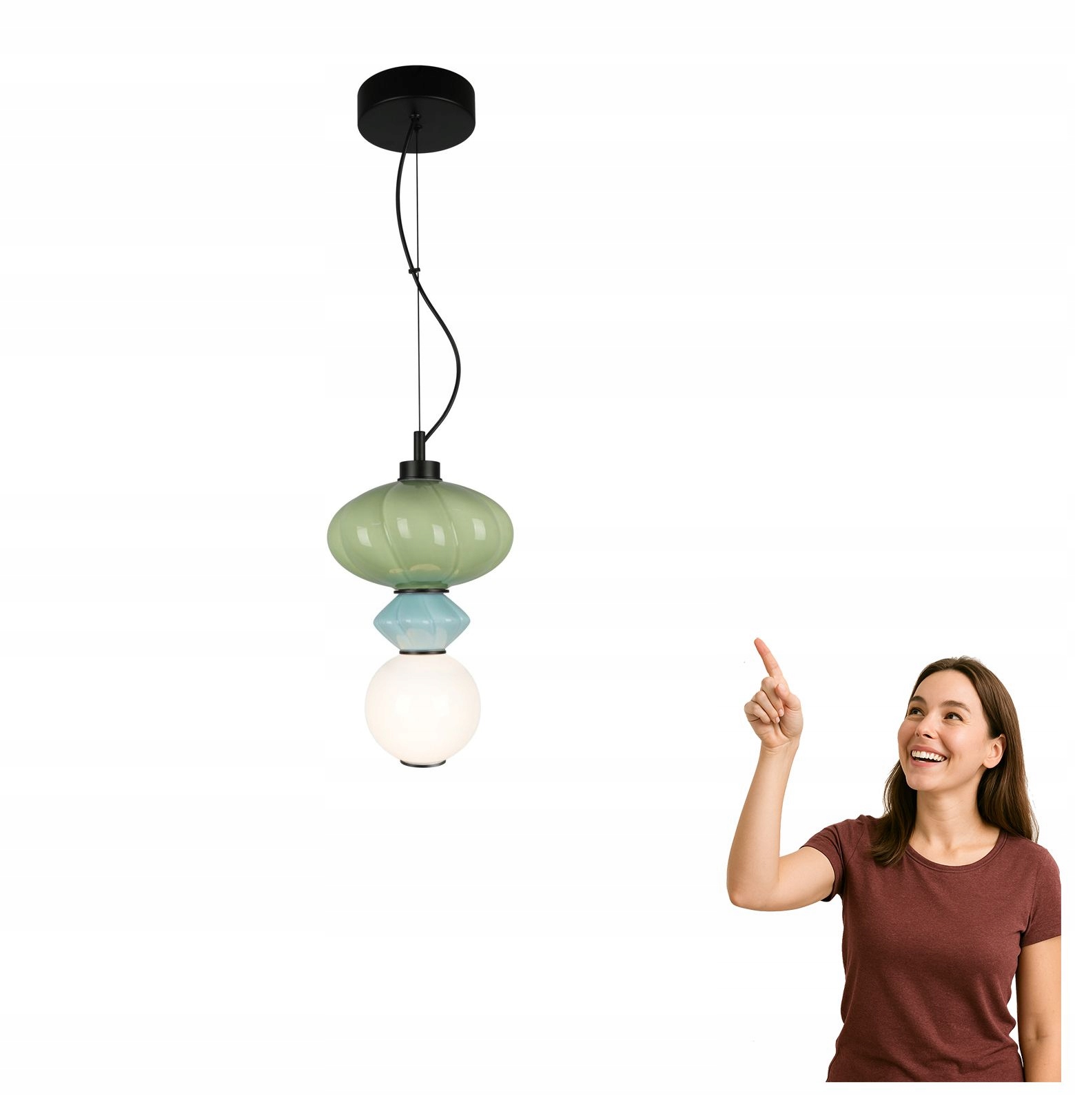 Závesná Led lampa 8W Tordi PND-94721-1A-MLTI Italux