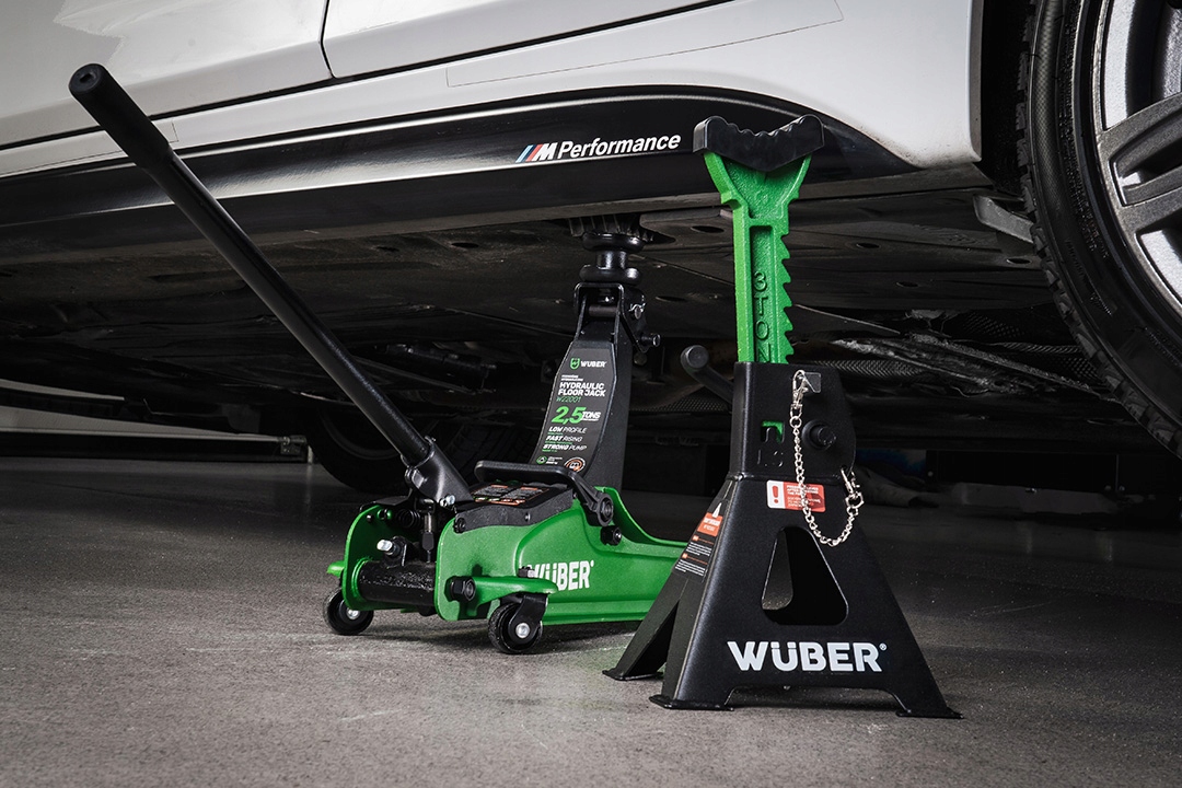 KOBYŁKI WARSZTATOWE SAMOCHODOWE PODSTAWKI PODPORY MOCNE 2 SZTUKI 3T + GUMA Kod producenta KOBYŁKI PODPORY Z BLOKADĄ W22009