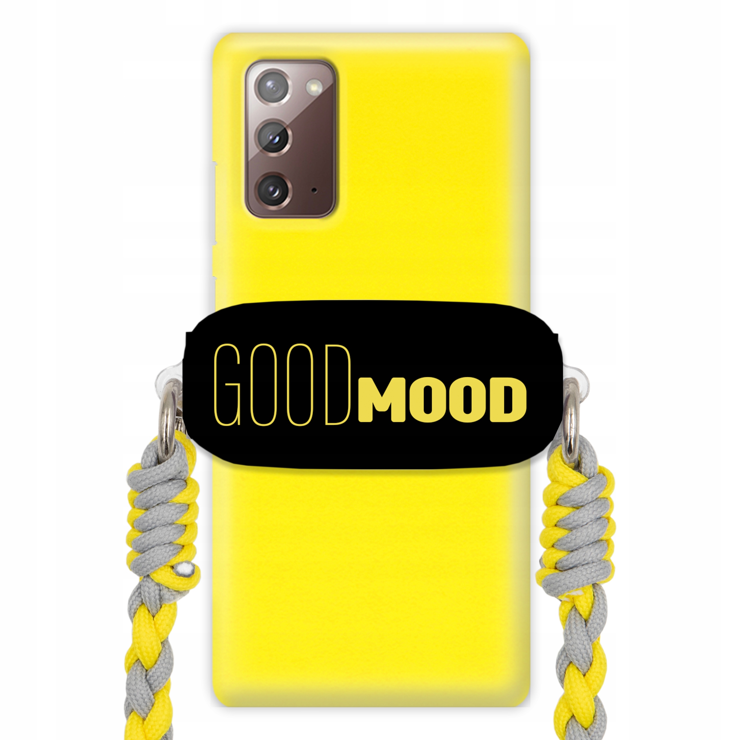 Puzdro Pre Samsung Note 20 Matné Držiak s vodítkom Citáty Nápisy Happy Vzory