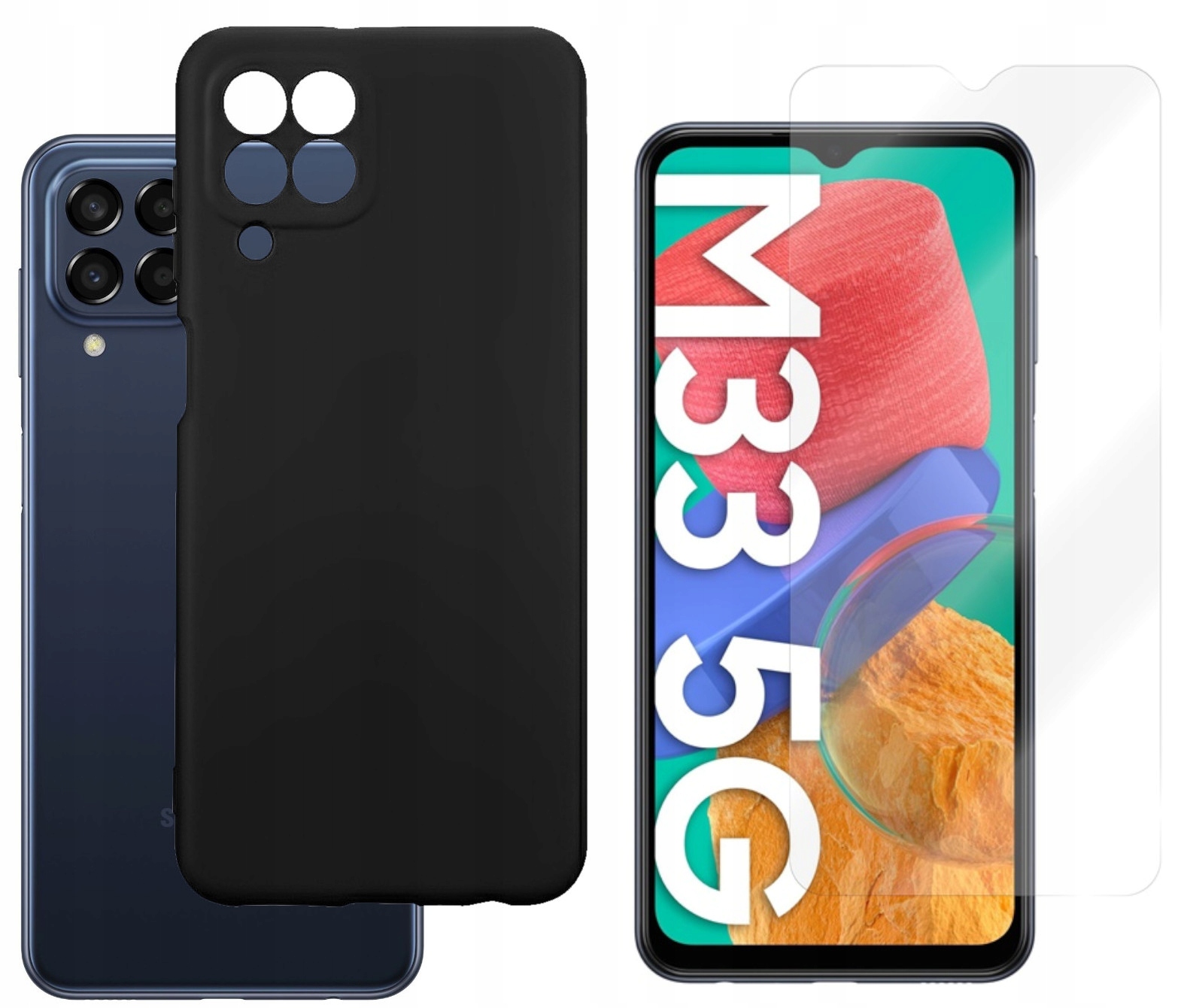 

Etui Beline Silicone do Samsung M33 5G czar +szkło