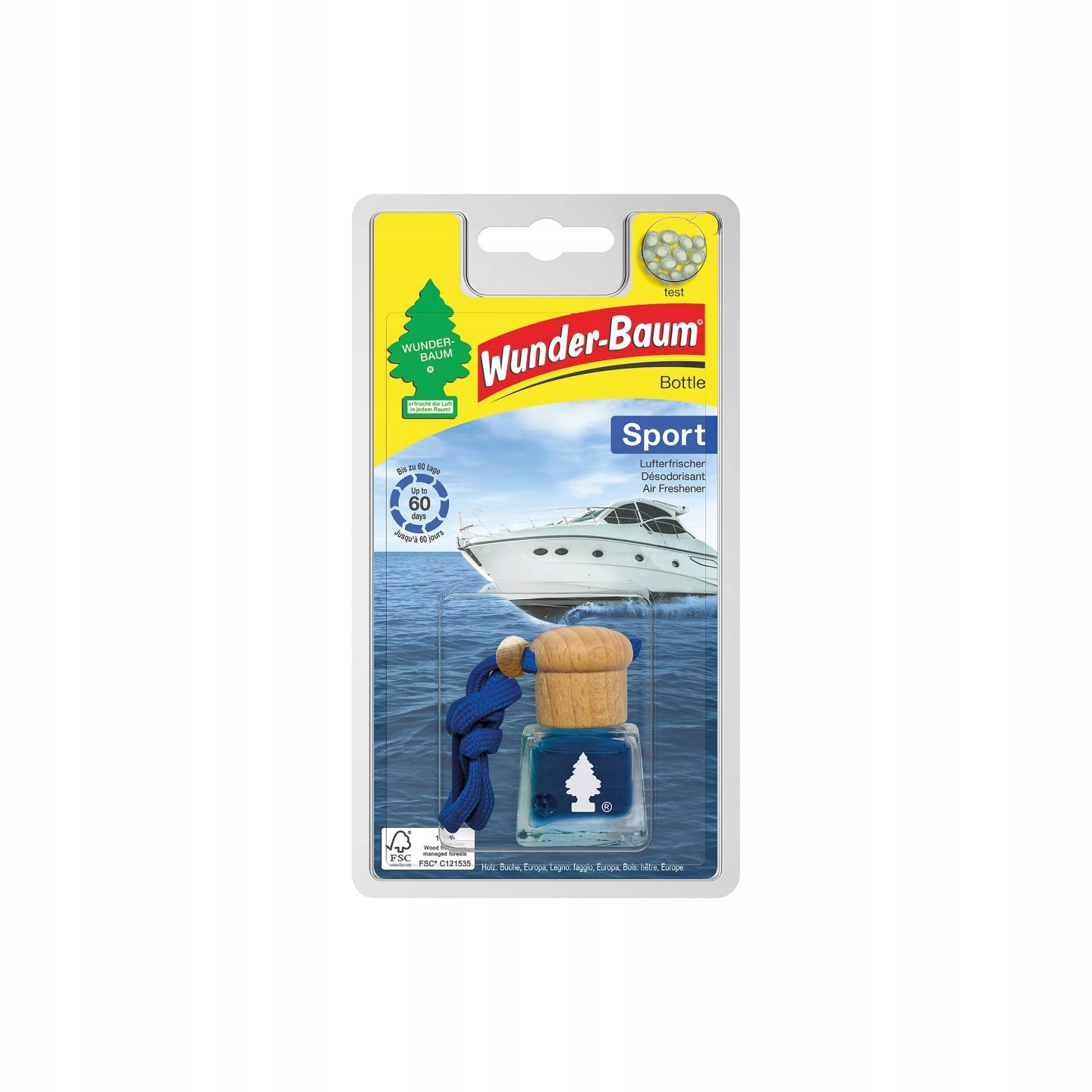 Zawieszka Zapachowa Wunder Baum Bottle Sport 4,5ml