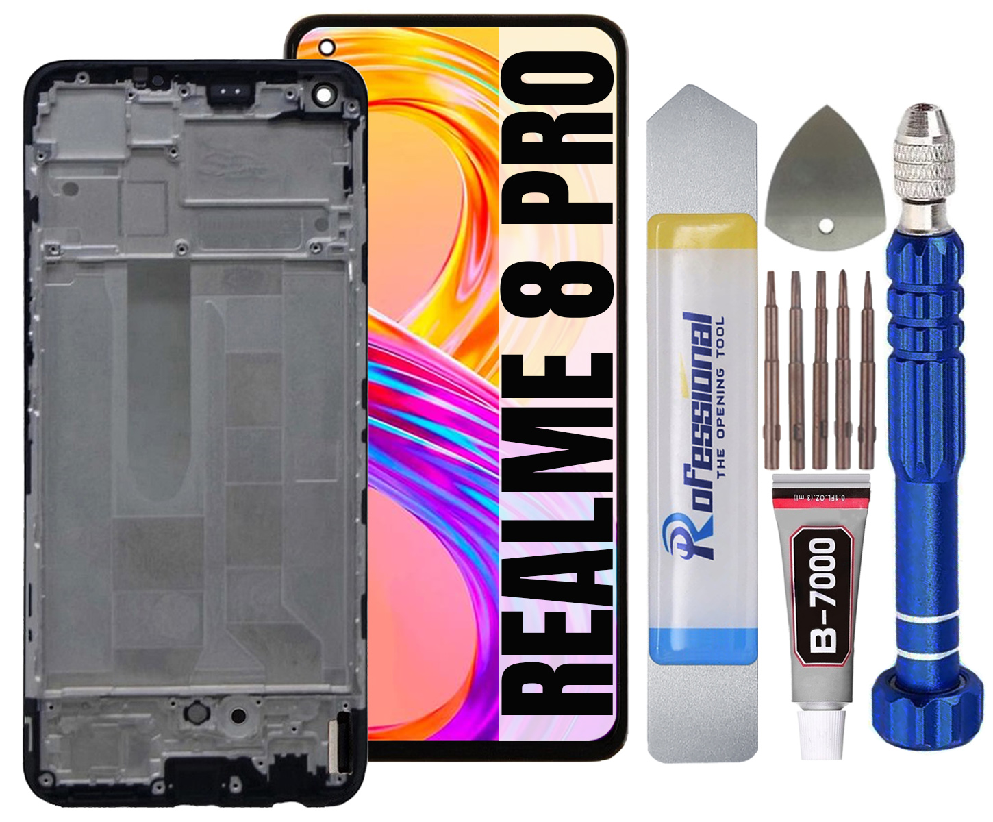 Displej Pro Oppo Realme 8 Pro Incell LCD Displej Rámeček