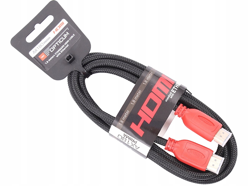 Kabel Opticum AX180 Prima 1.8 Hdmi Hdmi 1,8 m