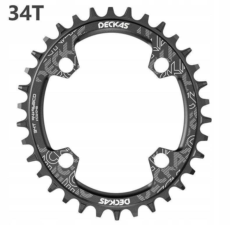 ovalna Zębatka DECKAS 34T 94 + 96 BCD sram shimano