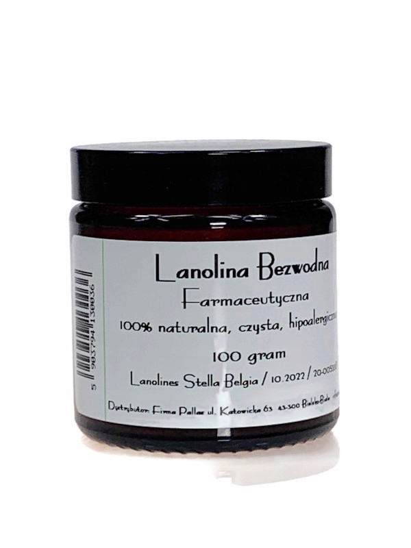 

Lanolina Farmaceutyczna Bezwodna 100 G_szklane Op.