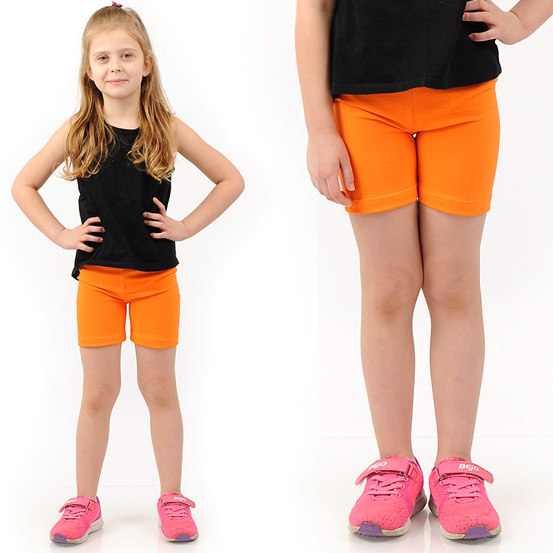 

Legginsy kolarki Krótkie spodenki Pomarańczowe 128