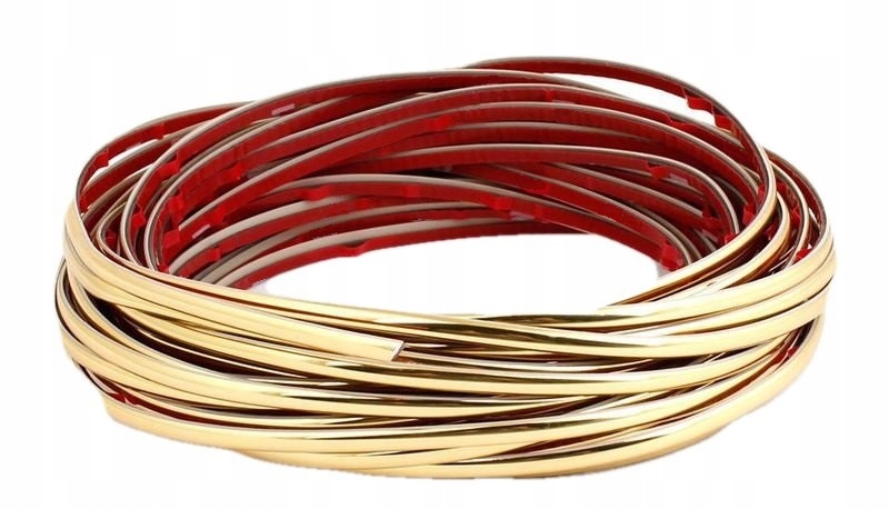 

Listwa Ozdobna Taśma złota gold chrom 12 mm 1m