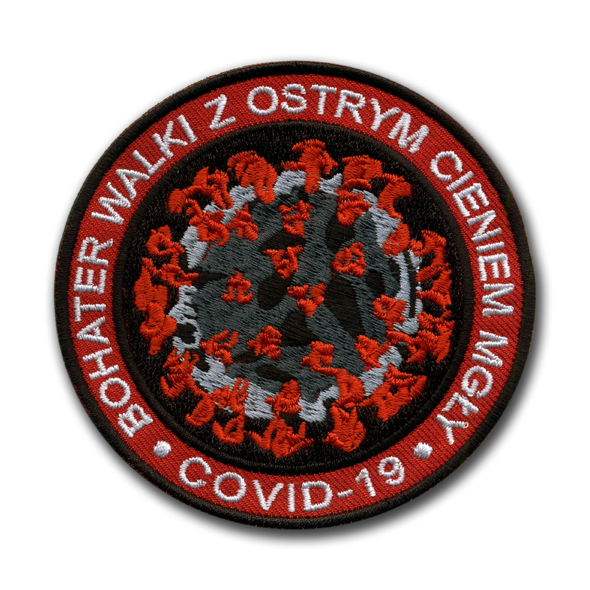 

Naszywka Bohater walki z Ostrym Cieniem Mgły czerw