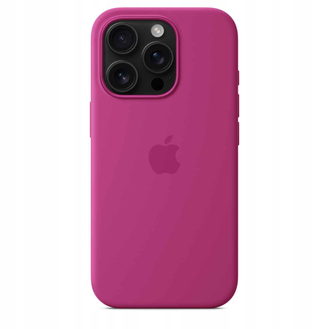 Silikonový kryt Magnetické na iPhone 16 Pro Fuchsia fuchsiový