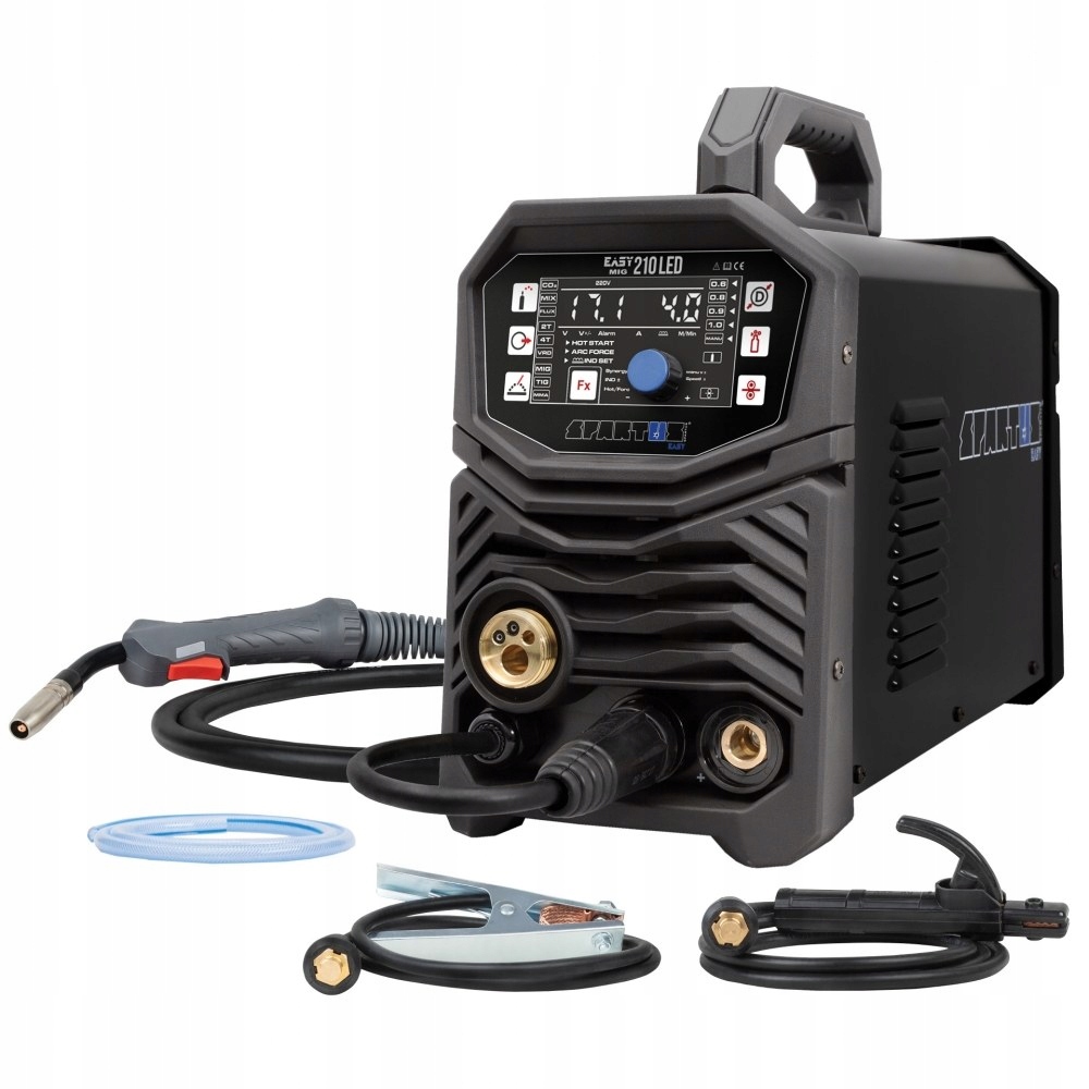 Spawarka migomat inwertorowa Mig Mag Mma 200A synergia Spartus EasyMIG 210