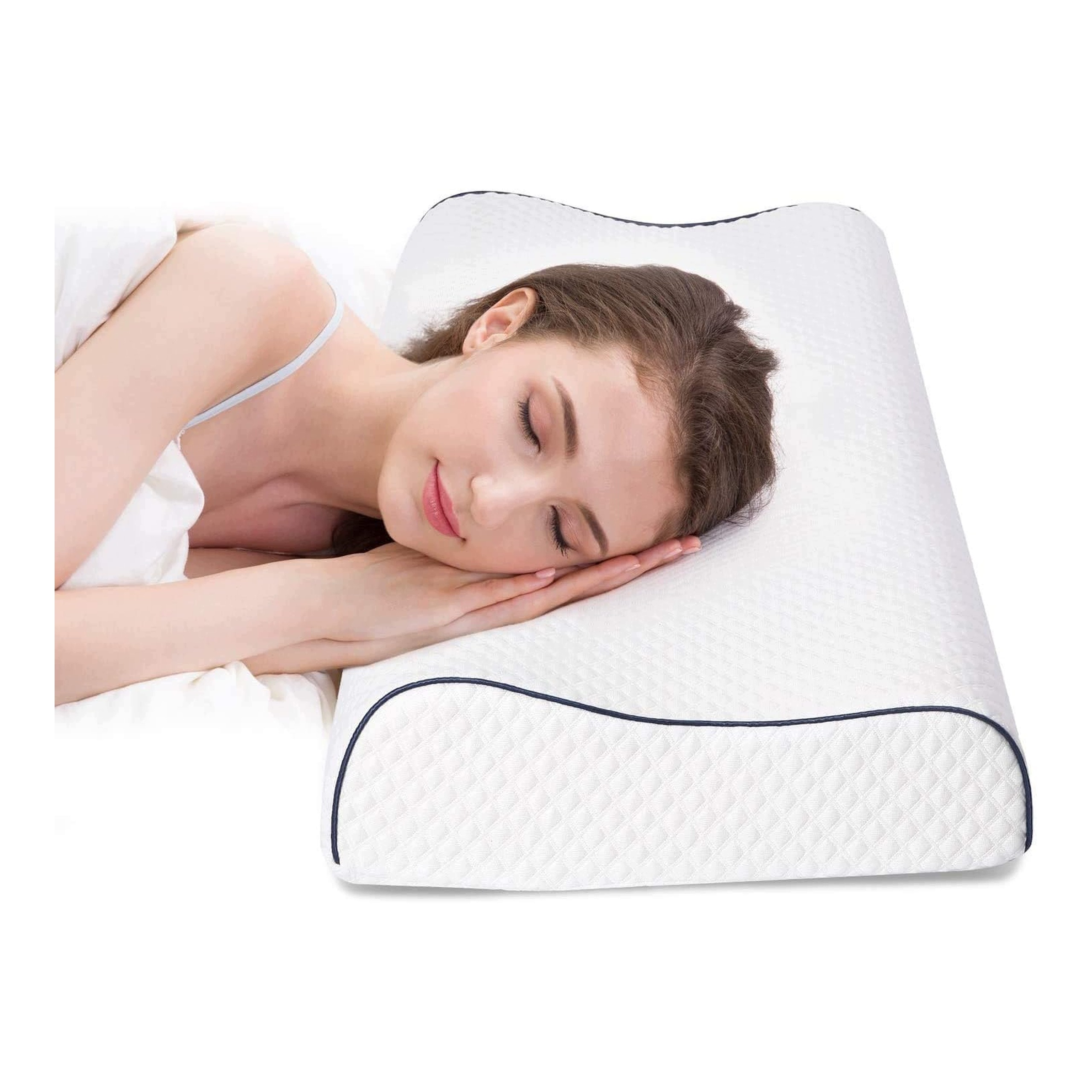 Poduszka Do Spania Ergonomiczna Z Pianki Memory Podtrzymujaca Kark 60x35