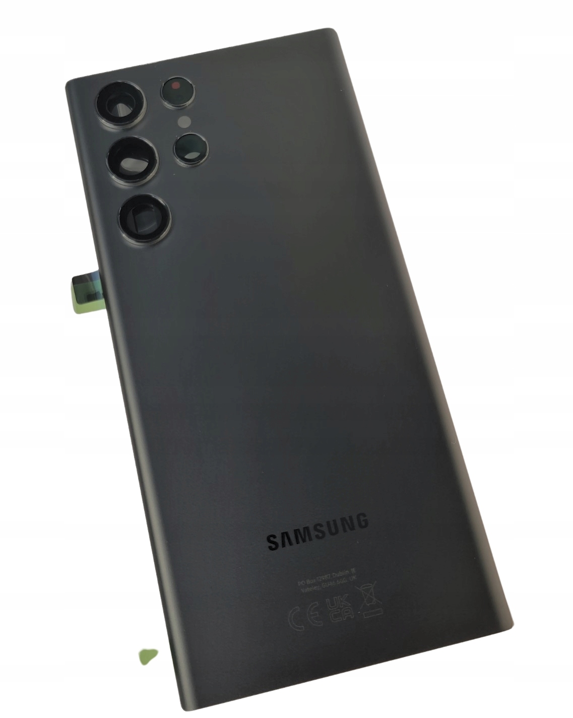 Org Klapka obudowa plecki oryginał Samsung Galaxy S22 Ultra SM-S908, czarny