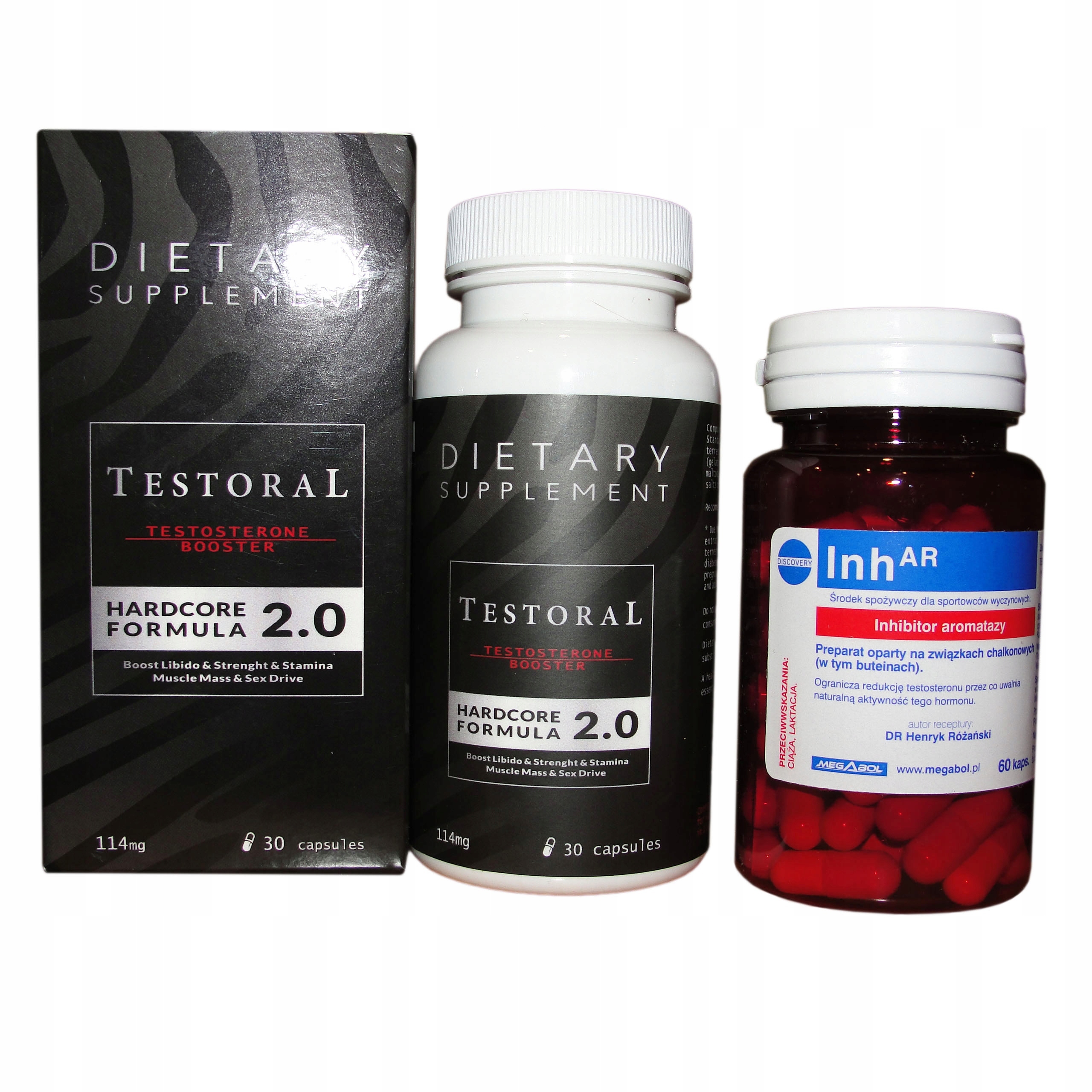 Inhar Testoral Sila Síla Hmota Testosteron budování svalové hmoty