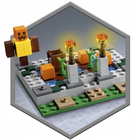 LEGO - MINECRAFT - OPUSZCZONA WIOSKA - 21190 Liczba elementów 422 szt.