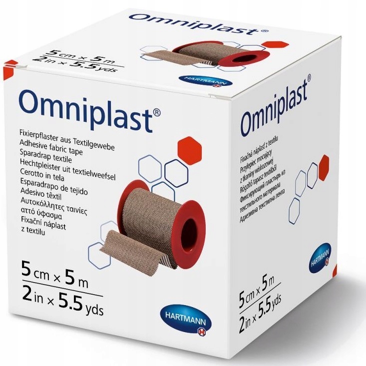 

Hartmann Omniplast 5cm x 5m plaster z tkaniny