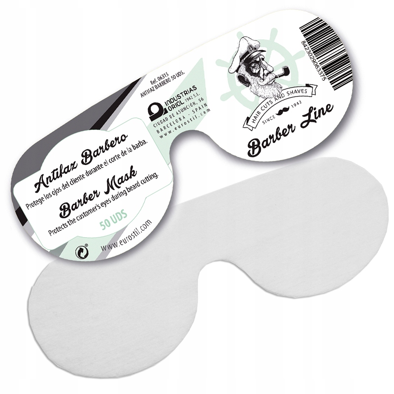 

Barber Mask maska chroniąca oczy klienta
