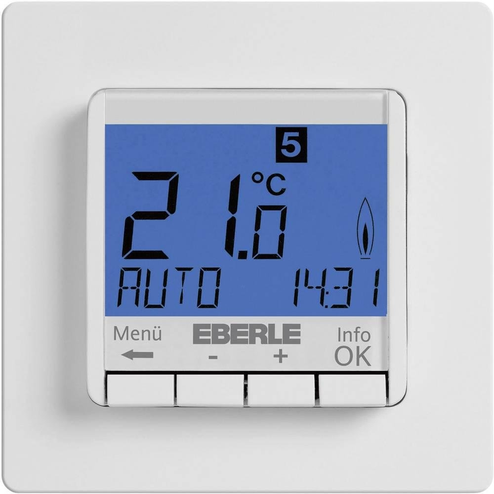 Termostat Pokojowy Eberle FIT-3R Cyfrowy Programowalny Podtynkowy 5-30°C