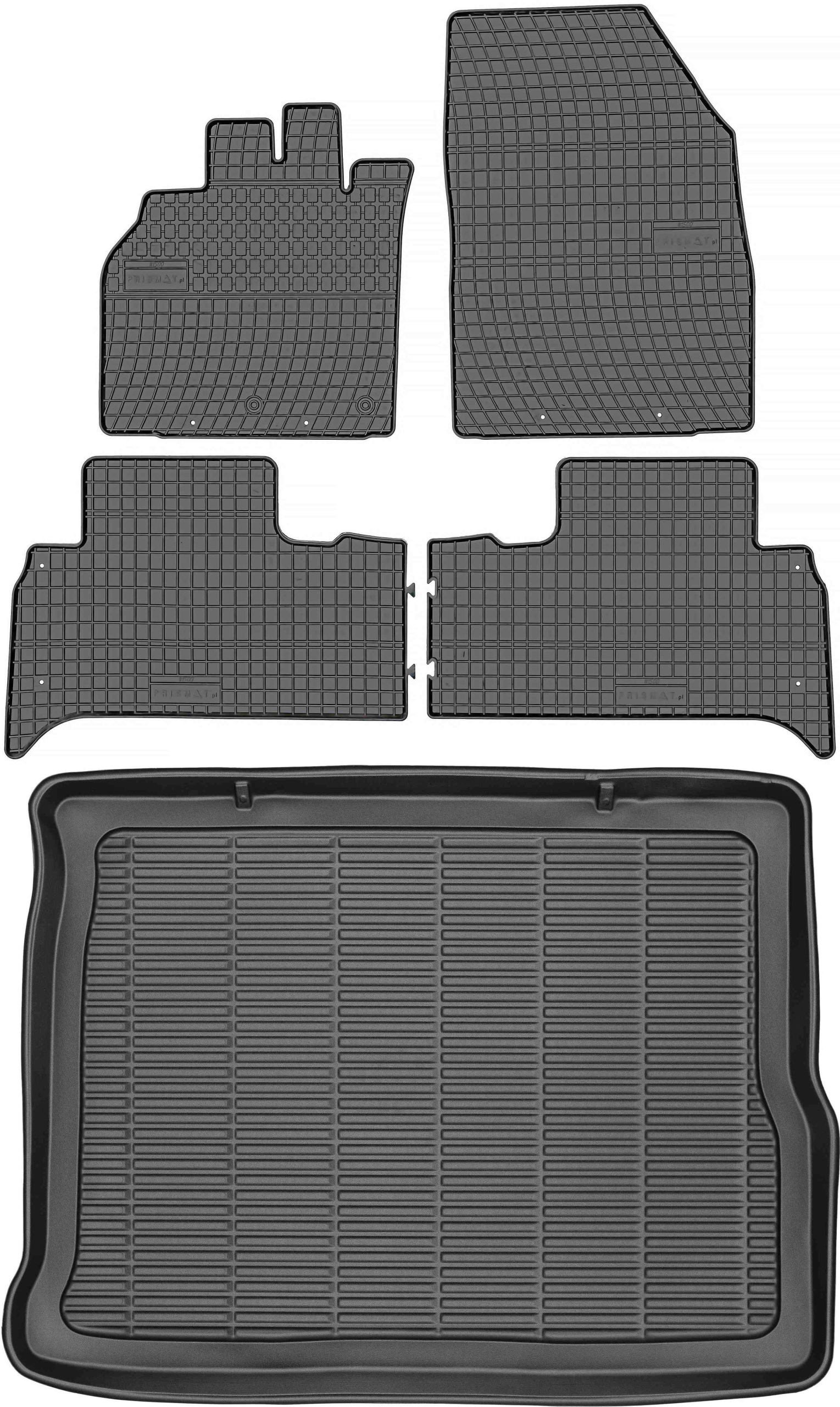 Renault Scenic 2009-2016 Gumové stierače rohož batožinového priestoru