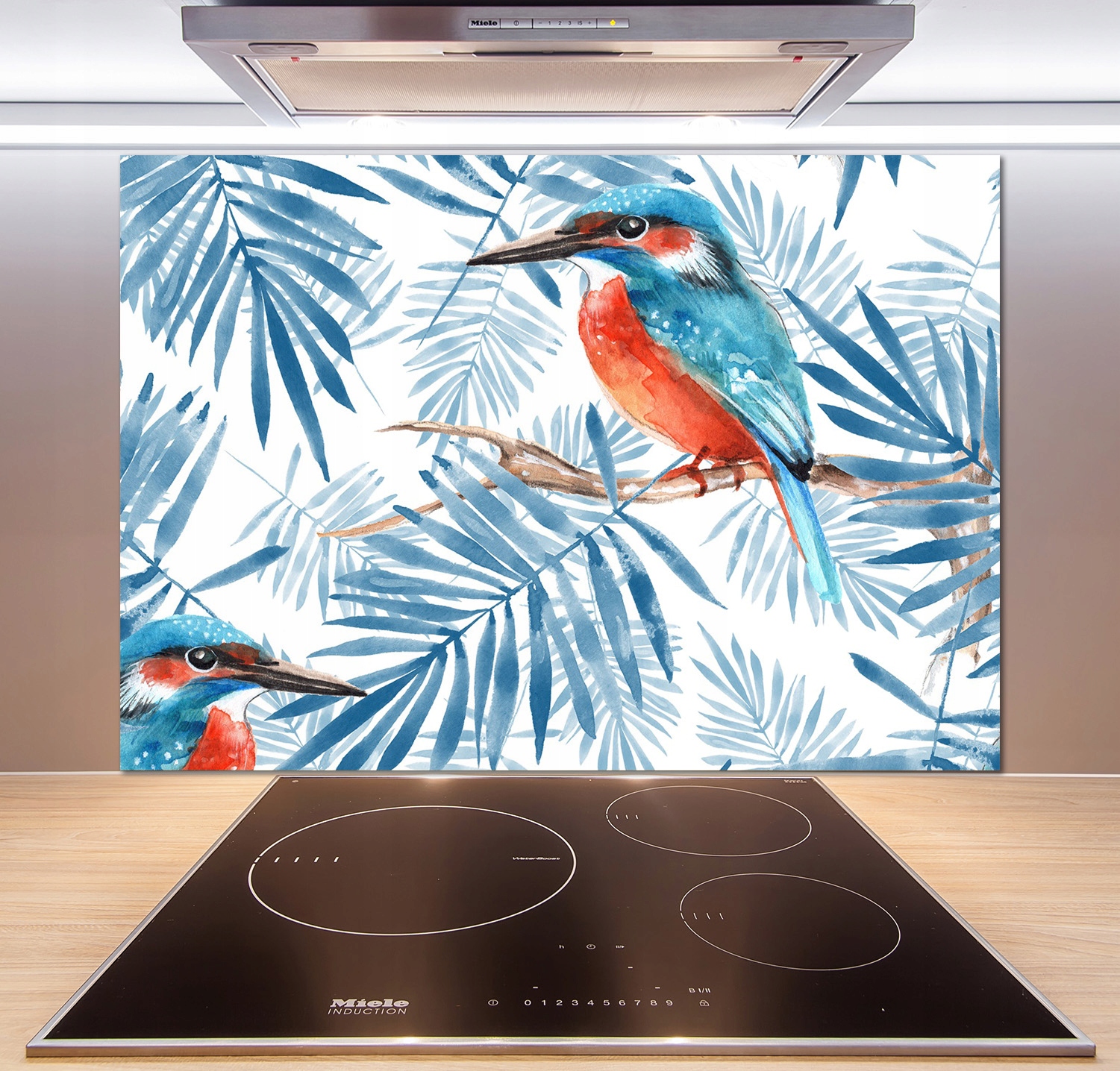 

Panel do kuchni Rośliny i ptak 100x70 cm + Klej