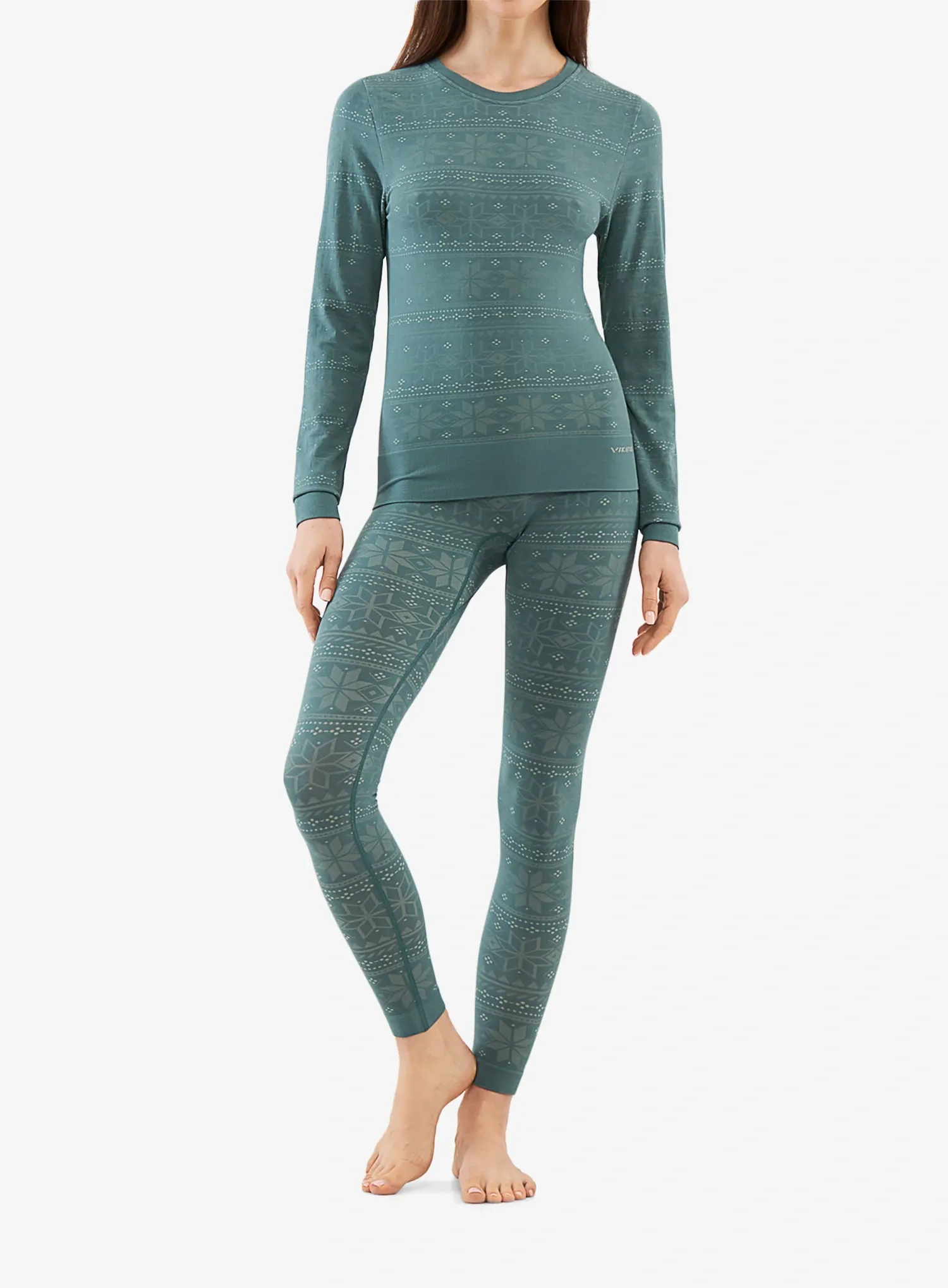 Dámské termoaktivní spodní prádlo Viking Base Layer Sigrid Set zelená L