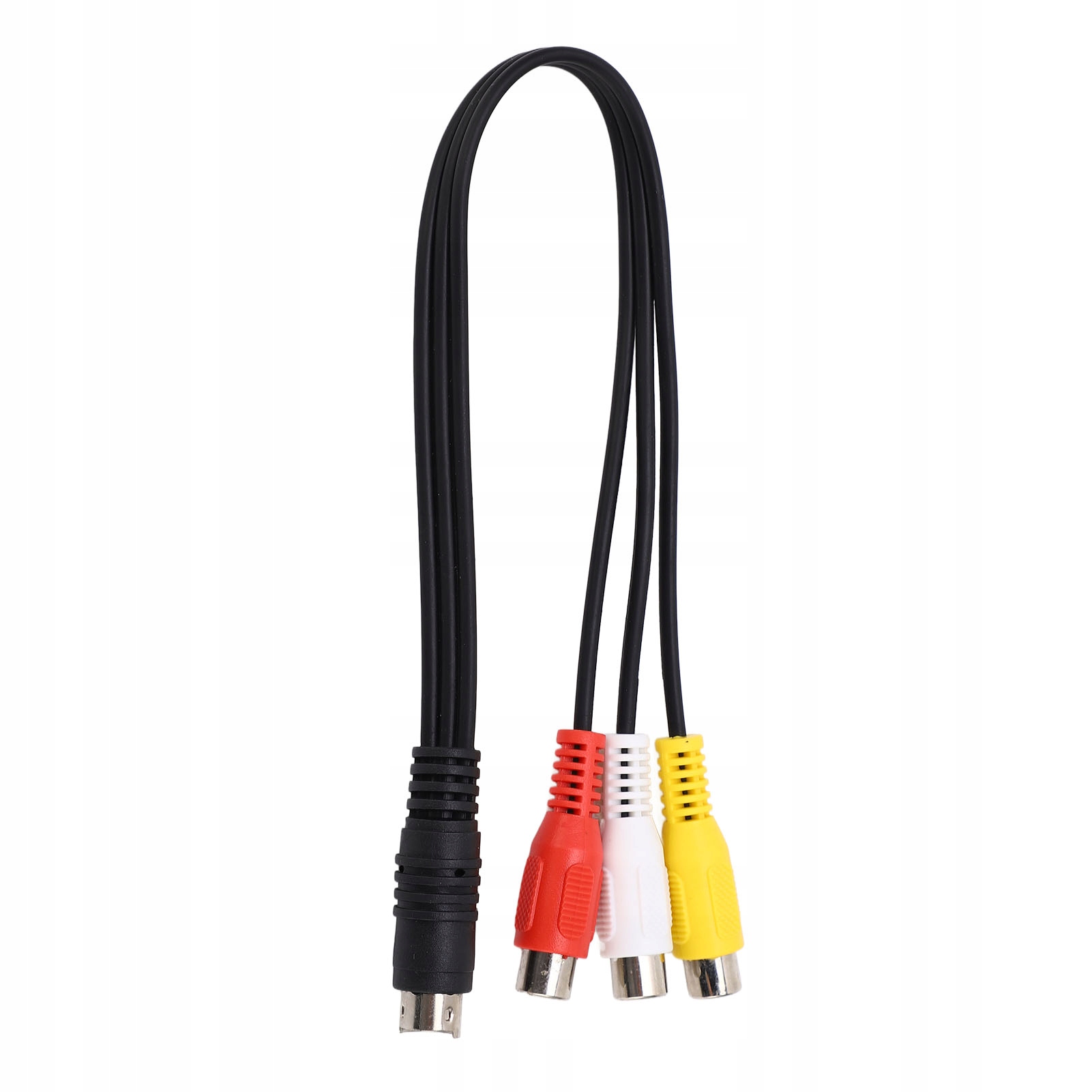 Kabel Mini DIN 7 Pin na 3 RCA Czerwony Żółty Biały Mini DIN 7 Pin K5