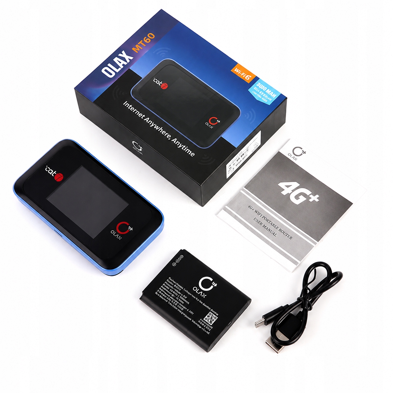 Mobilný router Olax MT60 Cat7 WIFI6 4G/LTE