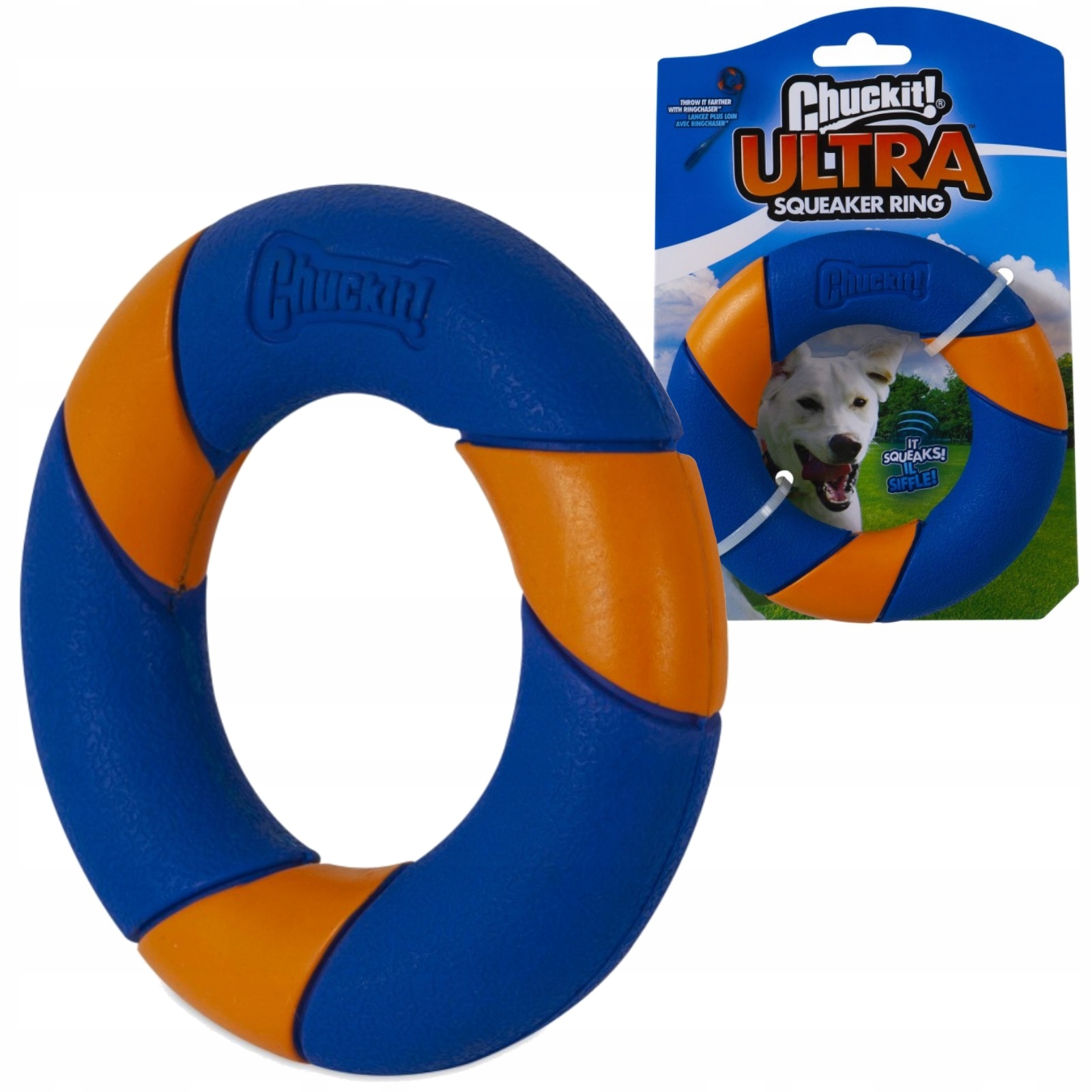 

Chuckit! Ring z piszczałką Ultra Squeaker 12 cm