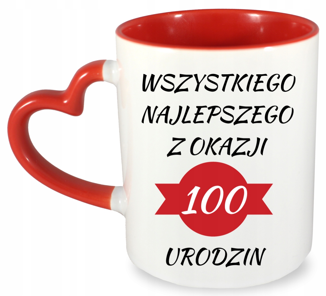 

Kubek na 100 urodziny imię, wersja 2