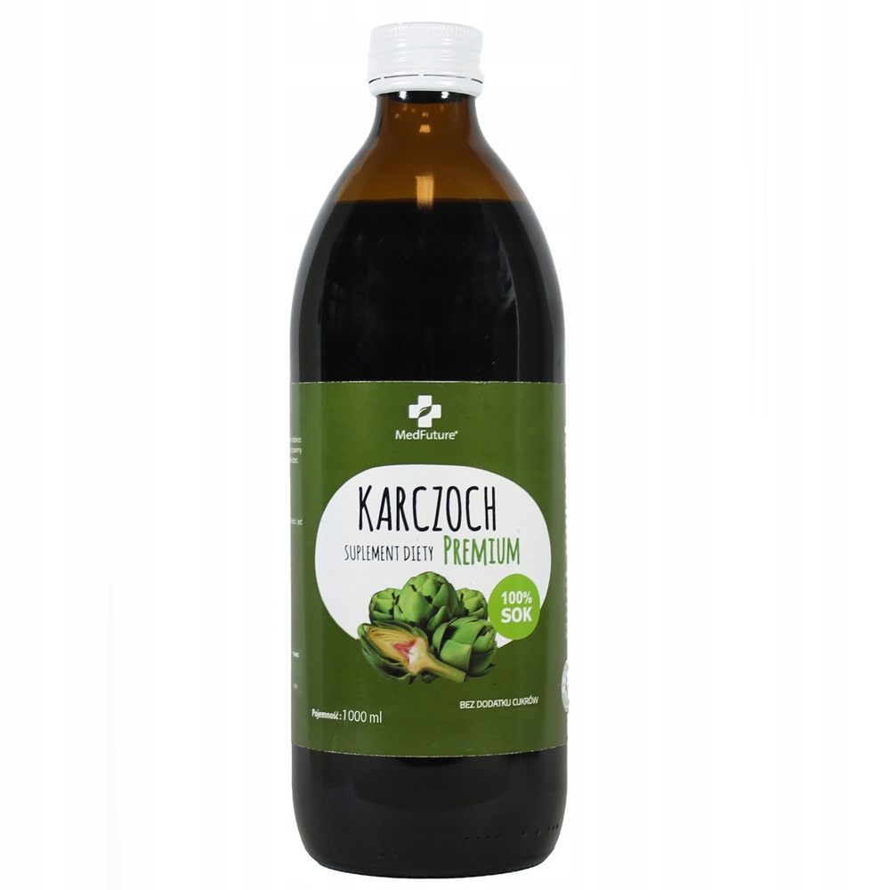 

Sok z karczocha 100% naturalny Bez cukrów 1000ml