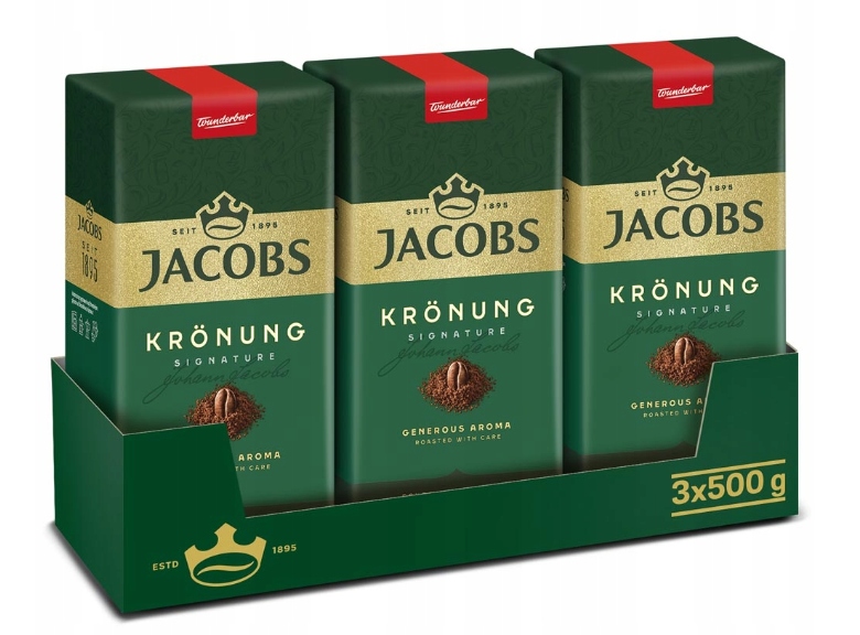 Jacobs Kronung 3x500g kawa mielona