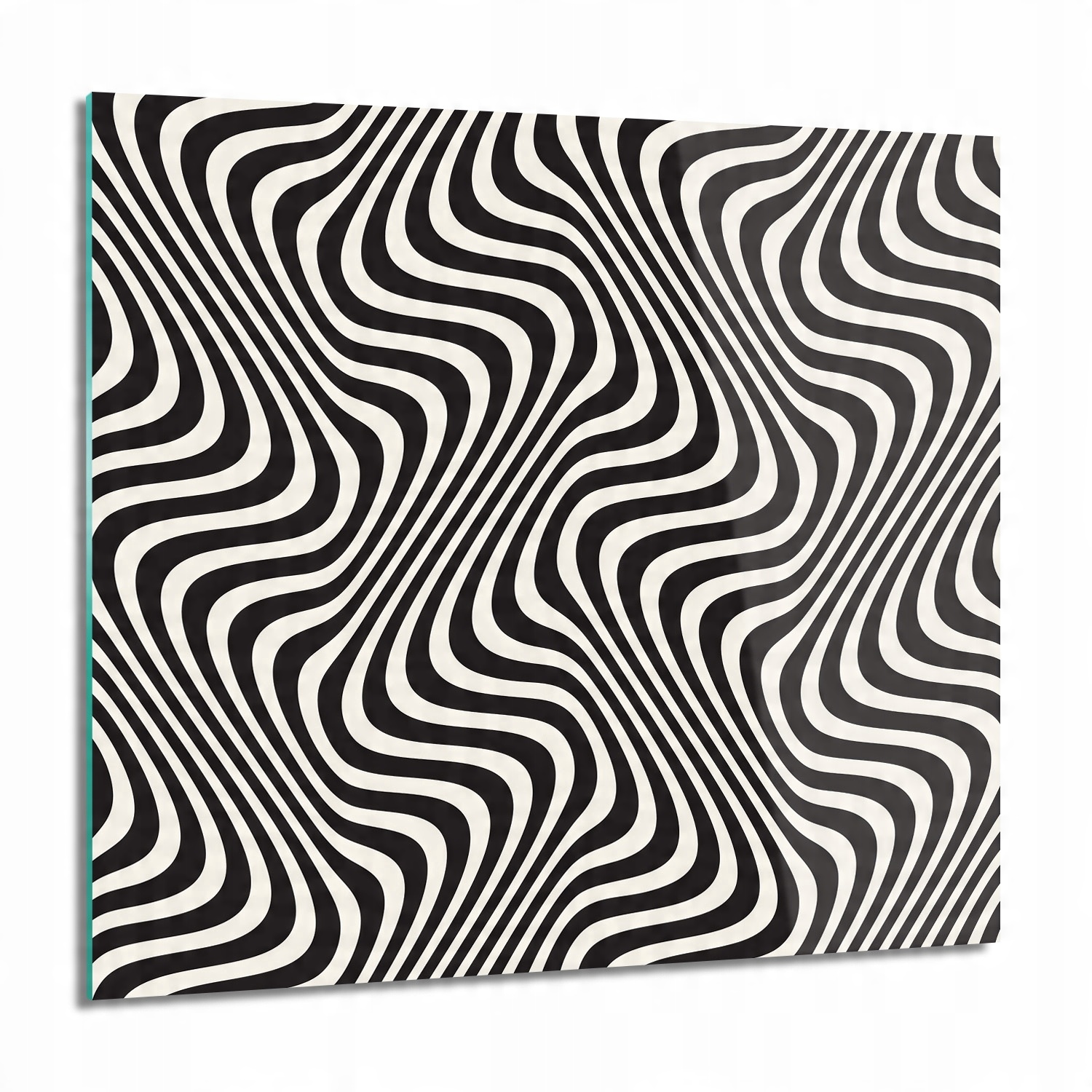 

Iluzja 3D prążki do kuchni Foto na szkle 60x60