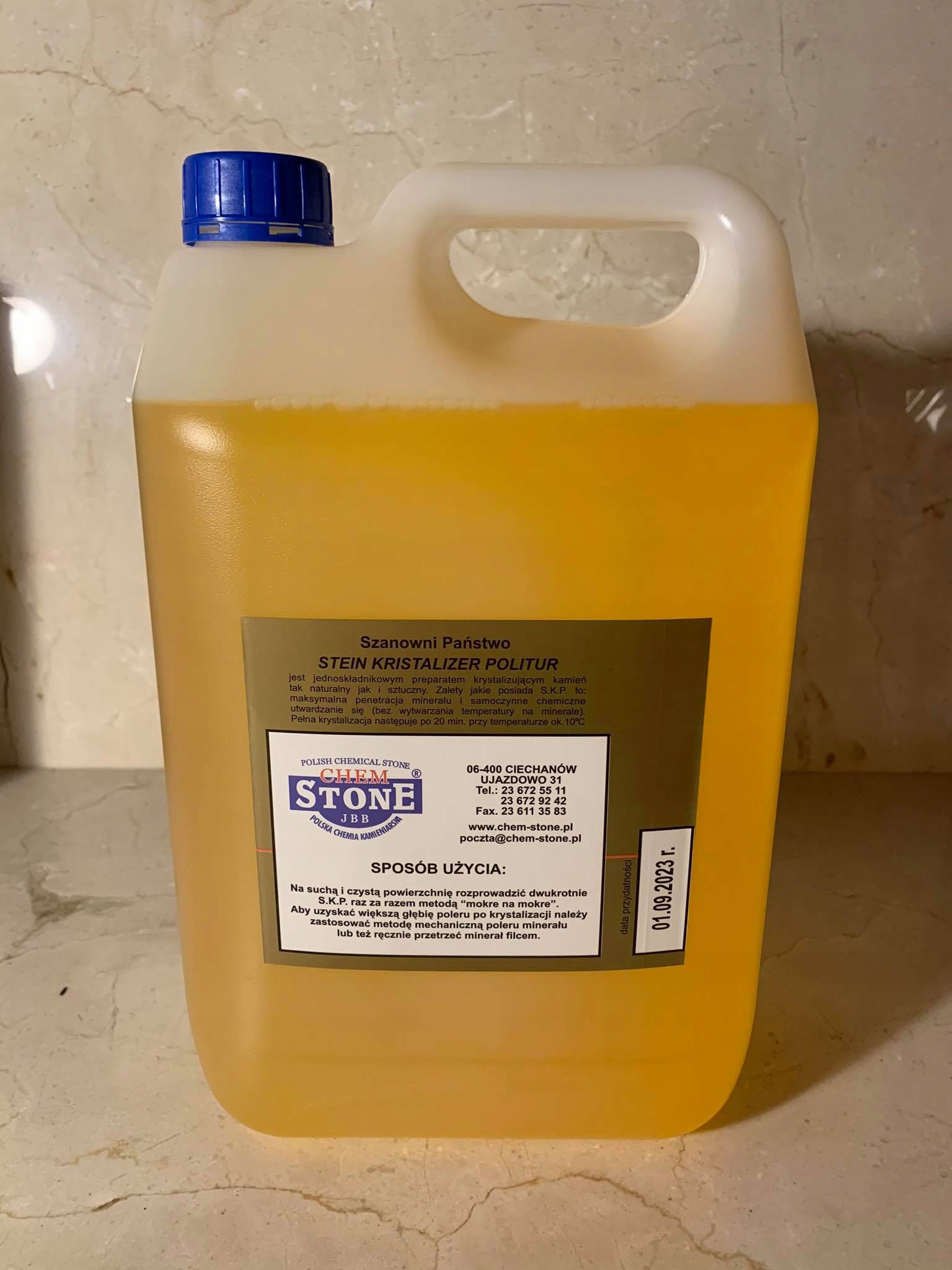

Stein Kristalizer Politur Krystalizator Kamienia 5